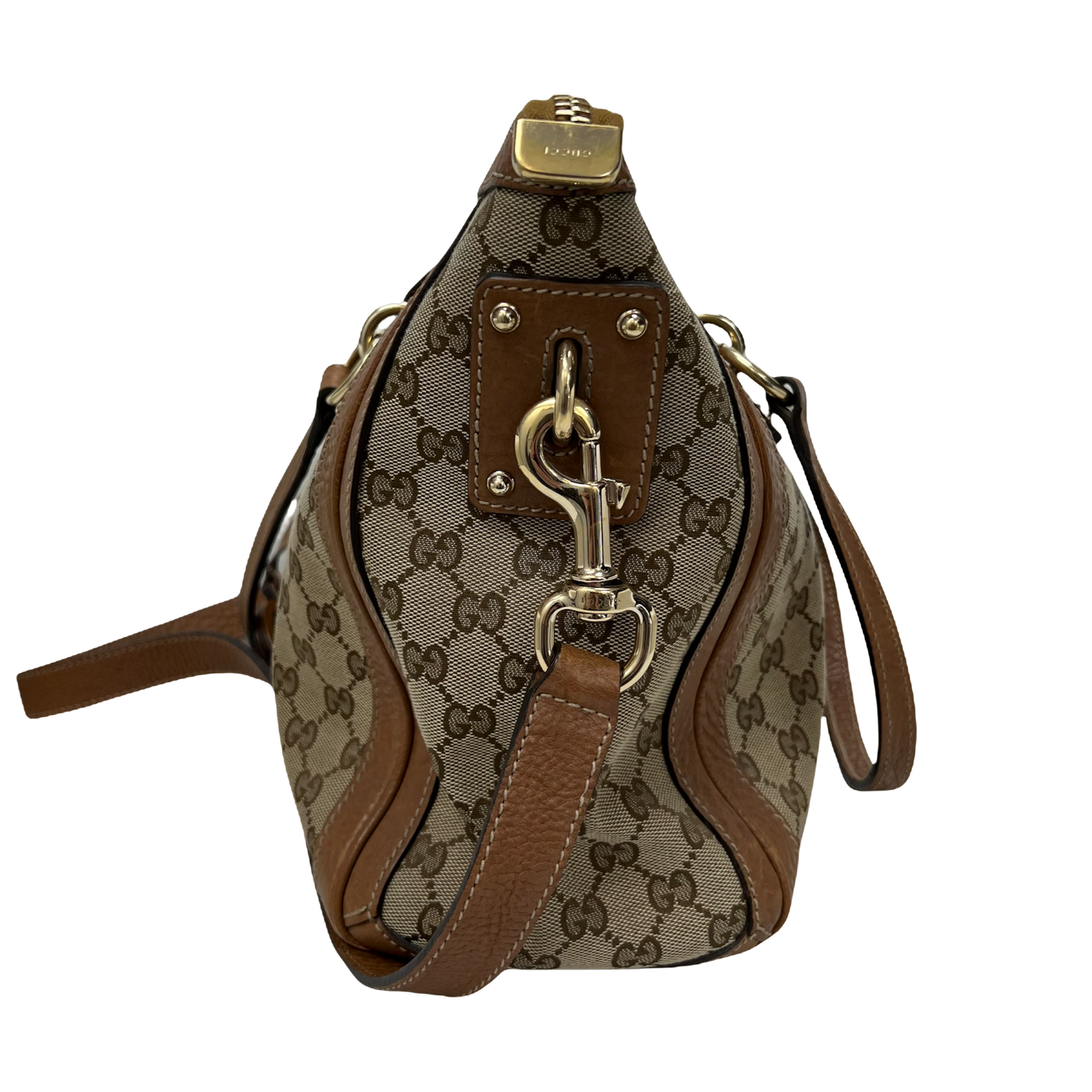 Gucci Monogram Charm Medium Canvas Tote