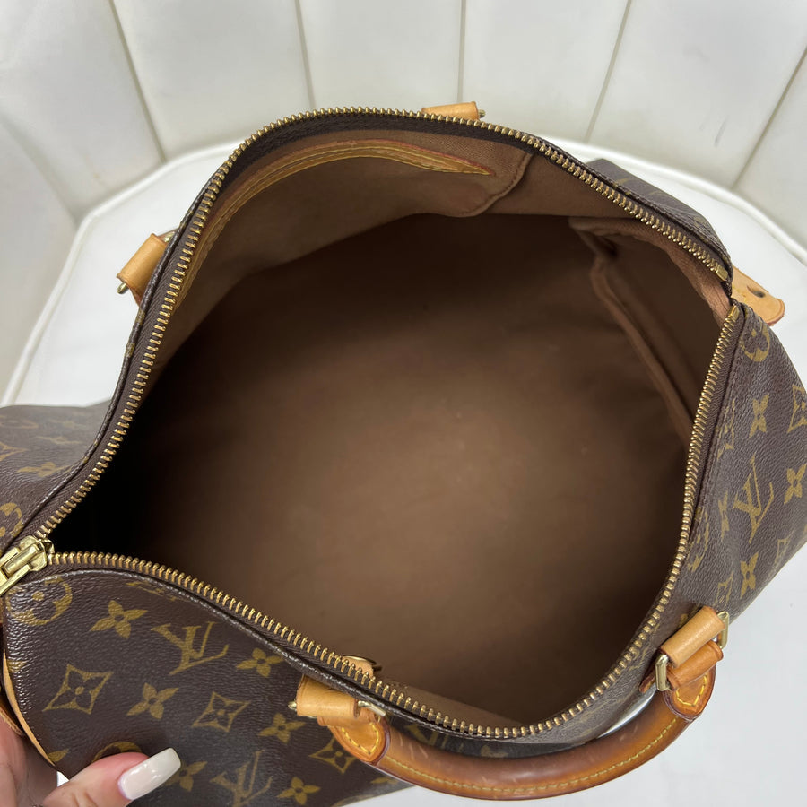 Louis Vuitton Speedy 35 Monogram with Lock & Keys