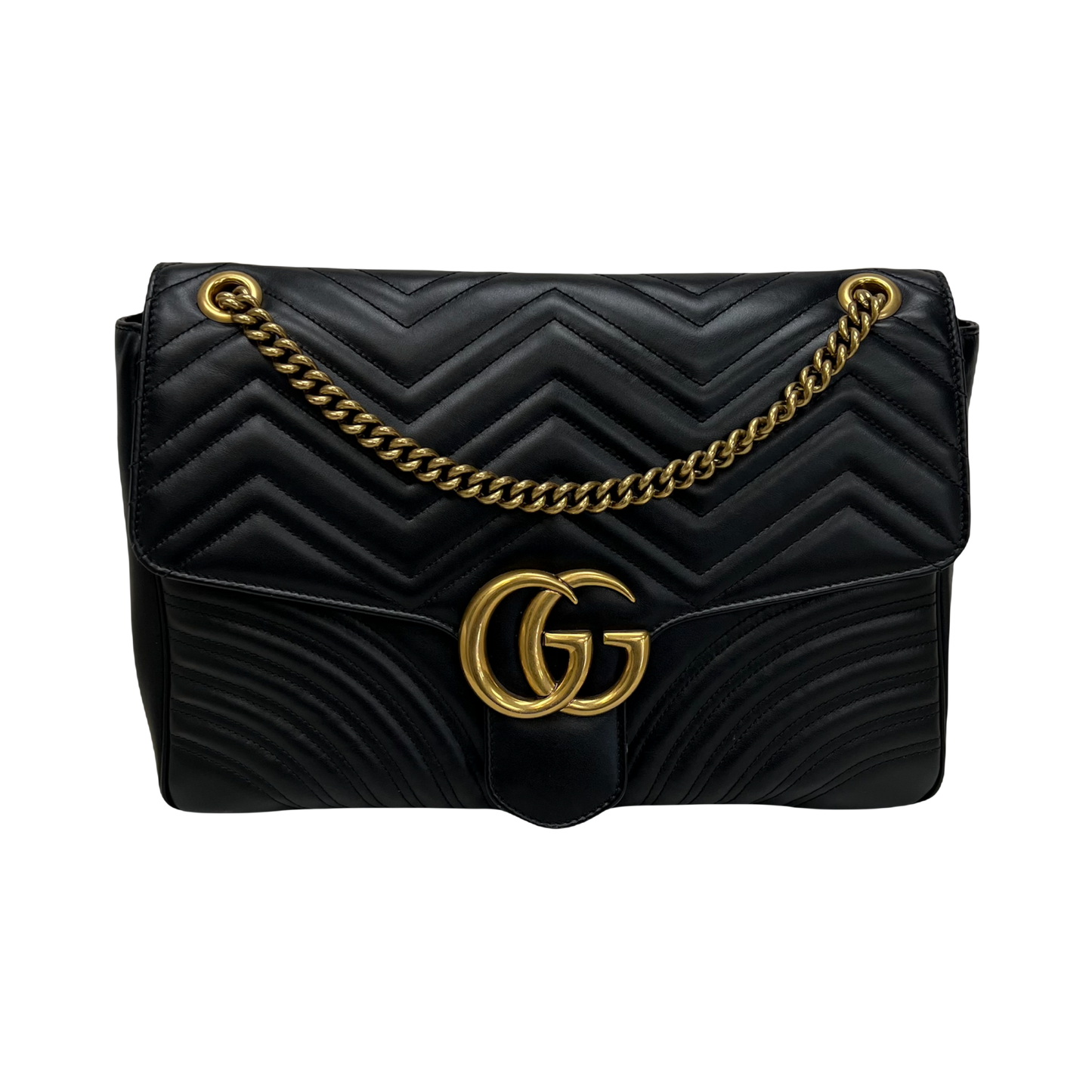 Gucci Marmont Matelassé Large Shoulder Bag
