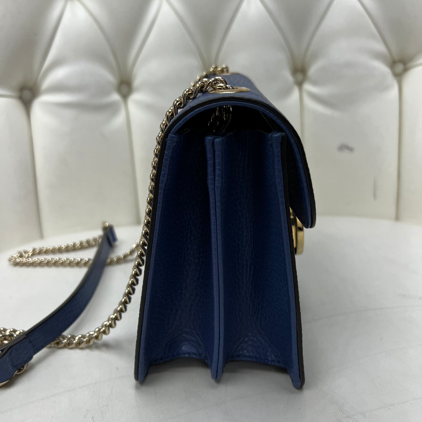 Gucci Dollar Calfskin Small Interlocking G Shoulder Bag