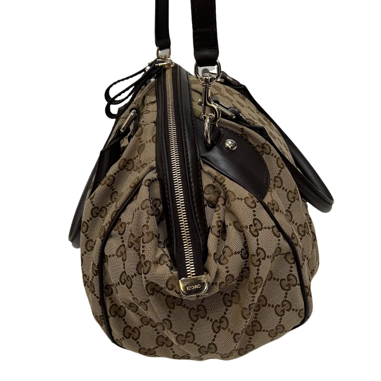 Gucci Boston Sukey Canvas Shoulder Bag