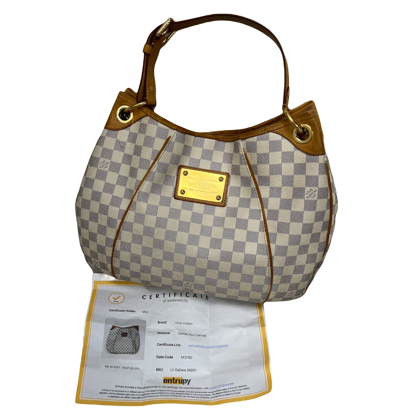 Louis Vuitton Galliera Damier Azur