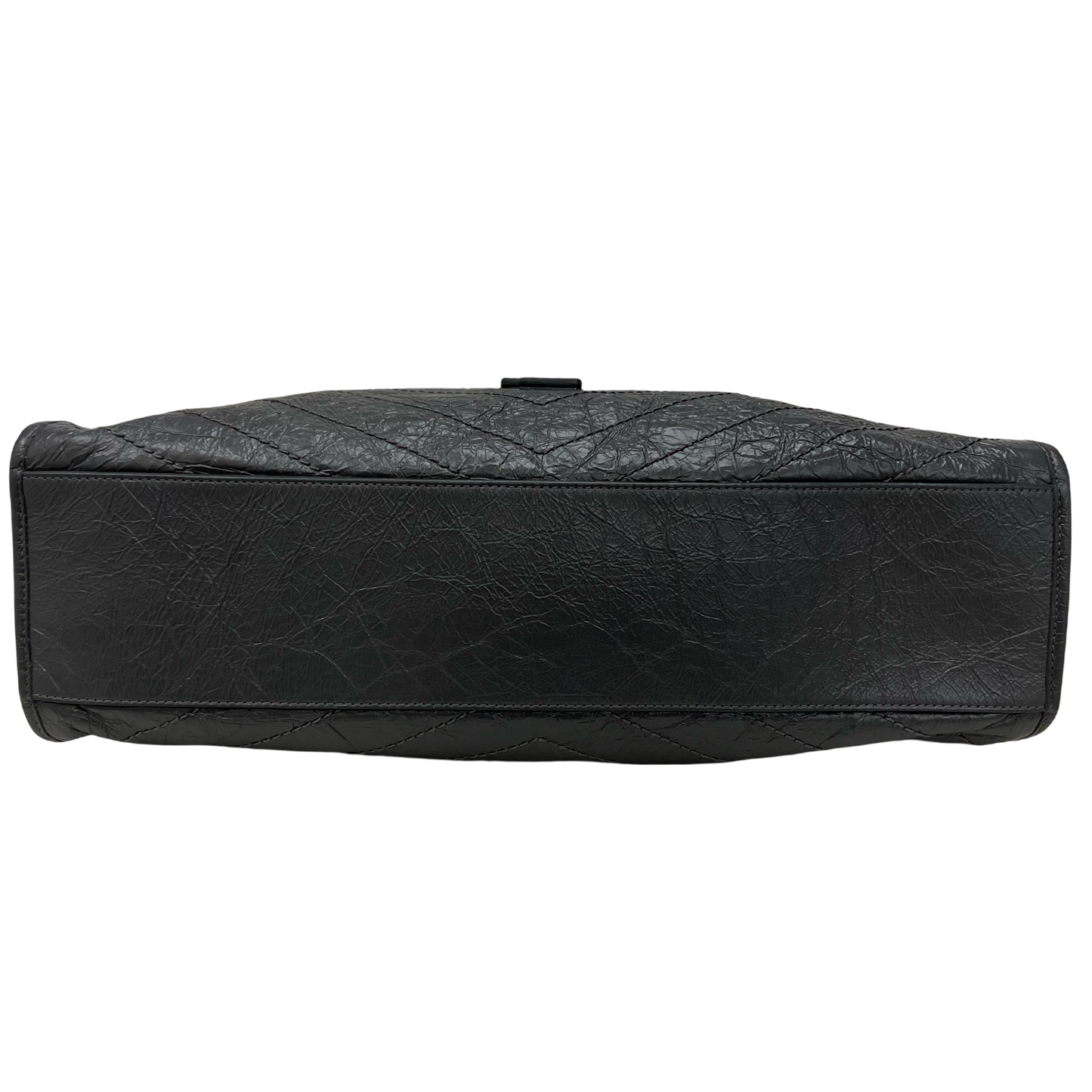 Saint Laurent Niki Large Crinkled Shopper Tote