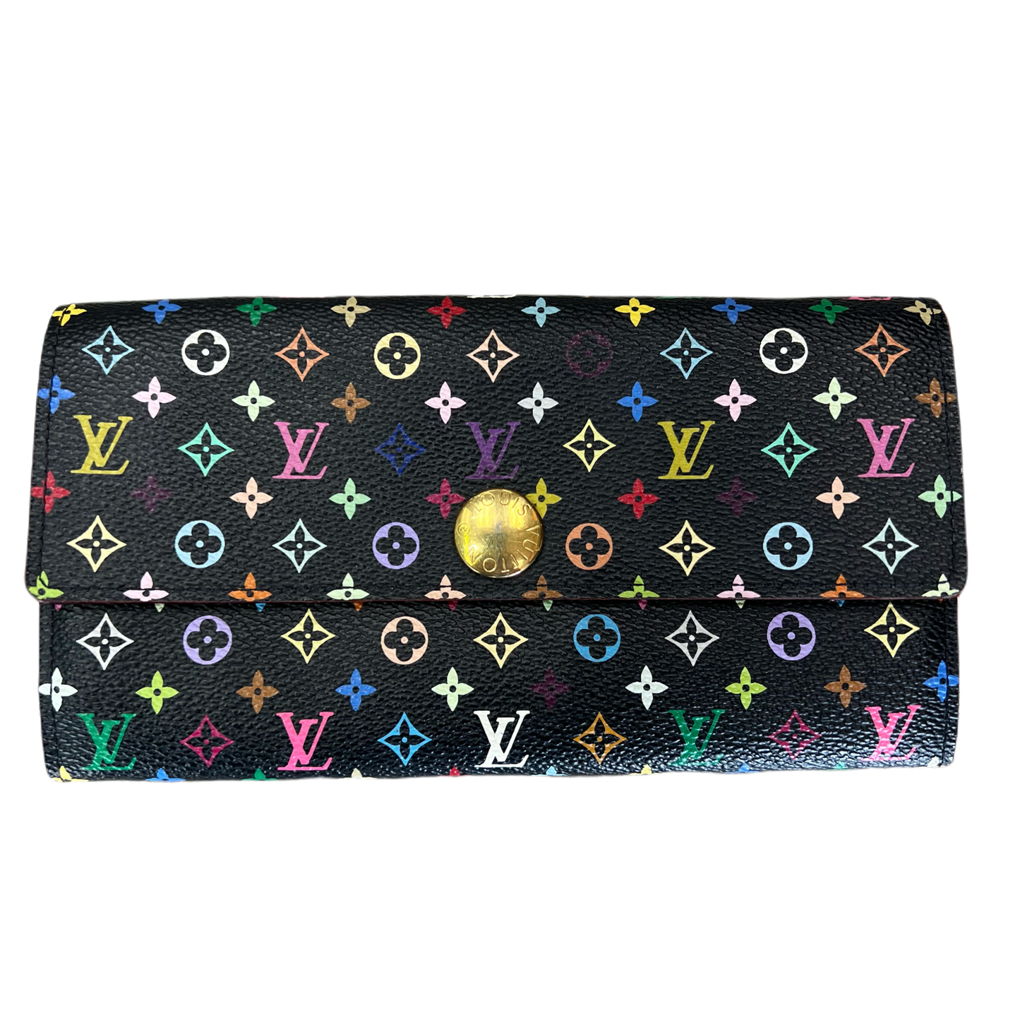Louis Vuitton Sarah Multicolor Monogram Wallet