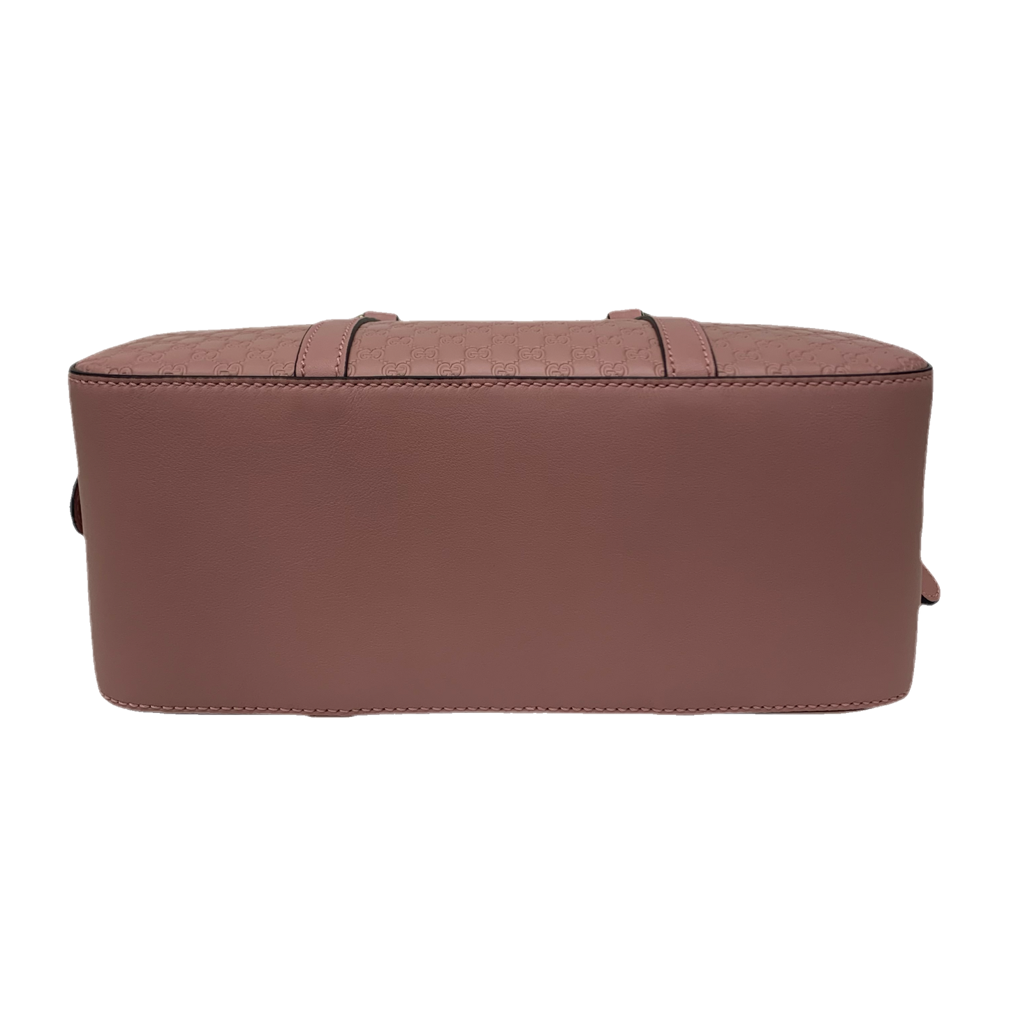 Gucci Pink Leather Embossed Satchel