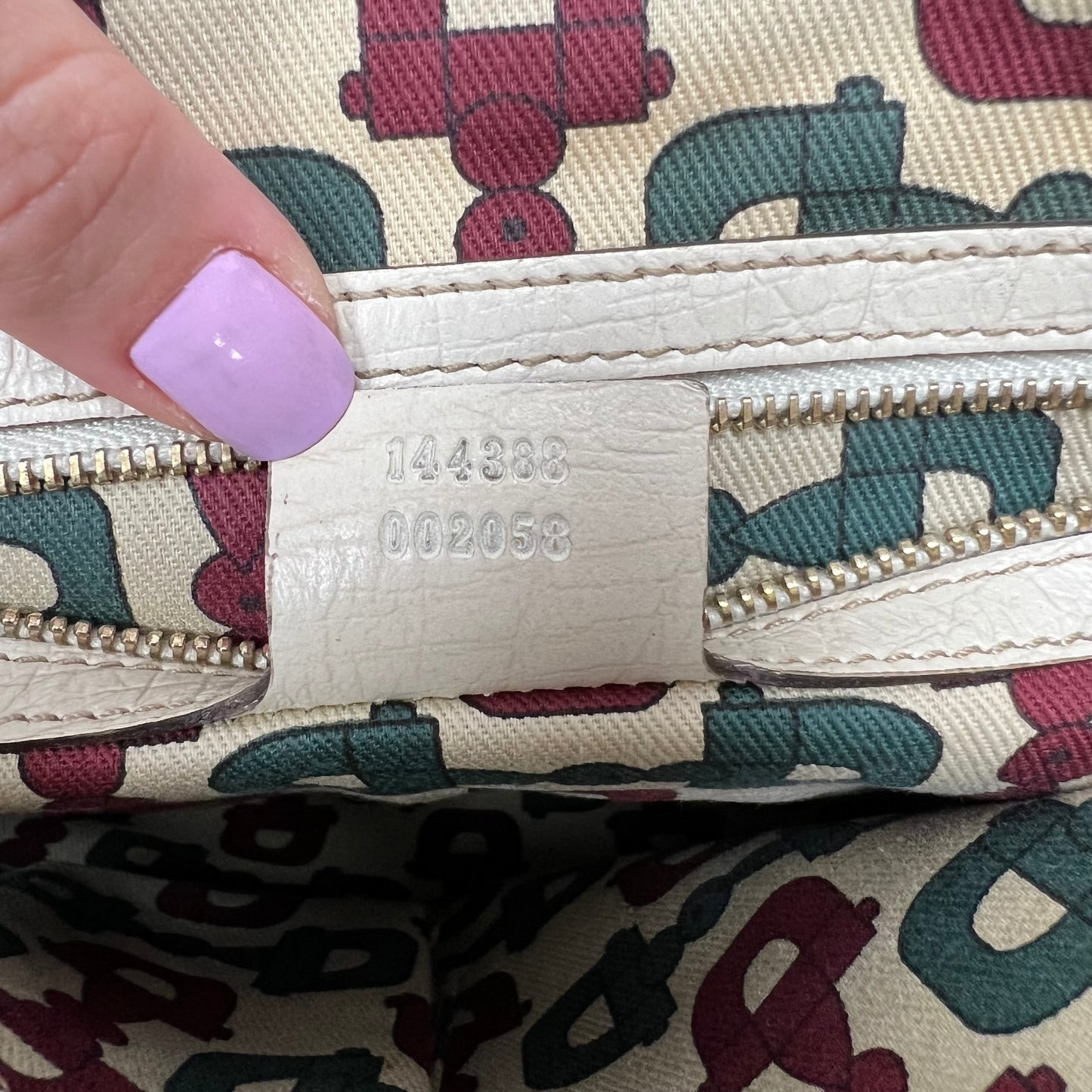 Gucci Monogram Web Jolicoeur Charms Messenger Bag