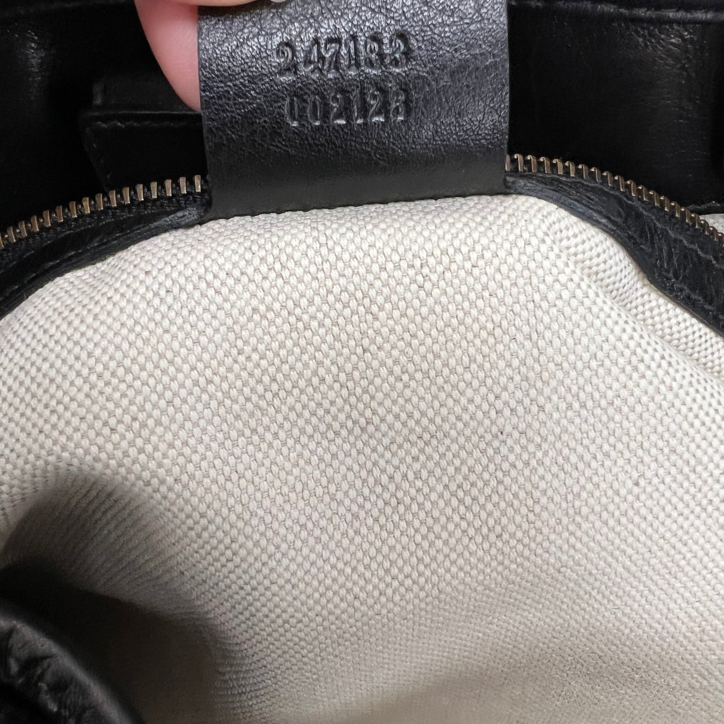 Gucci Smooth Leather GG Satchel
