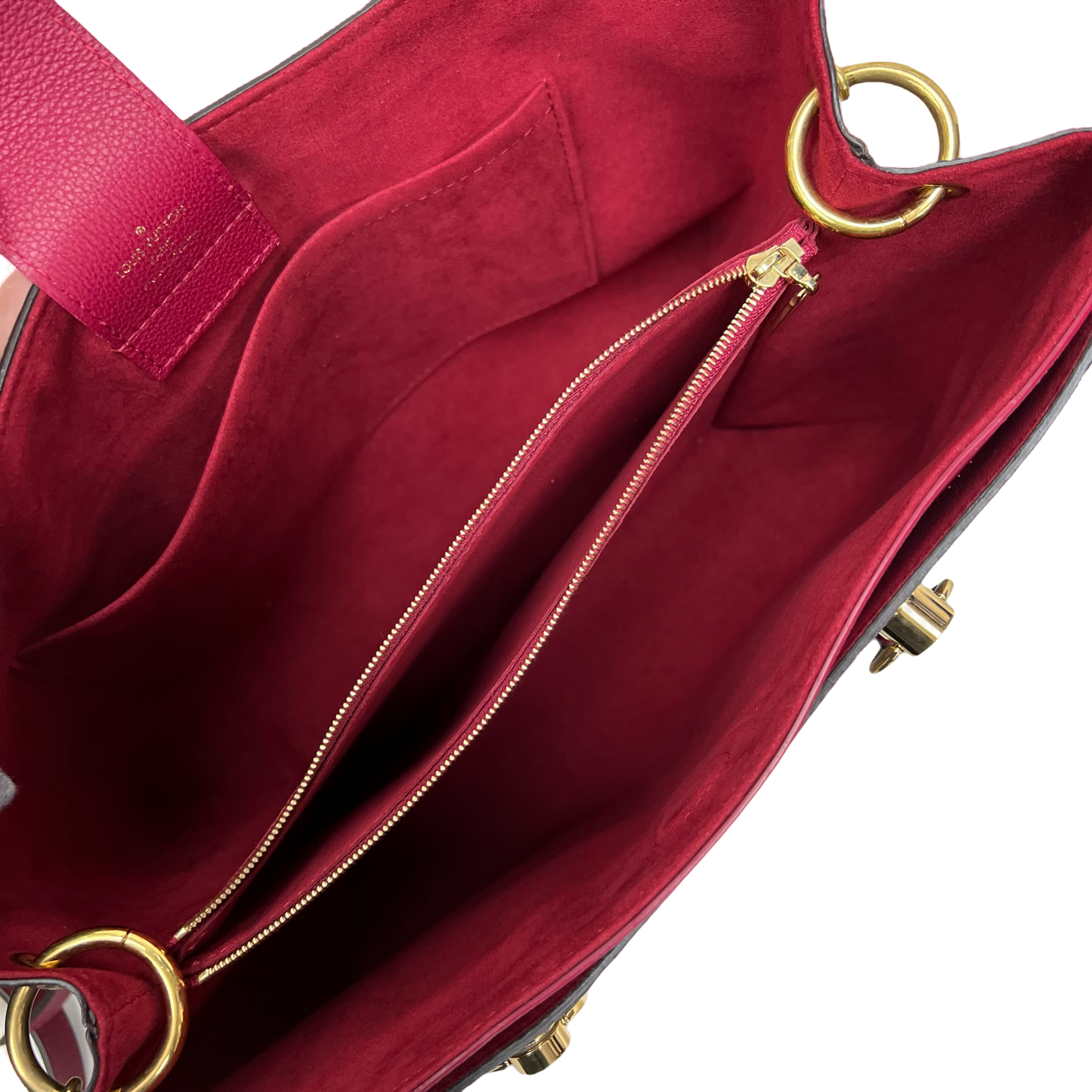 Louis Vuitton Riverside Damier Ebene Red Shoulder Bag