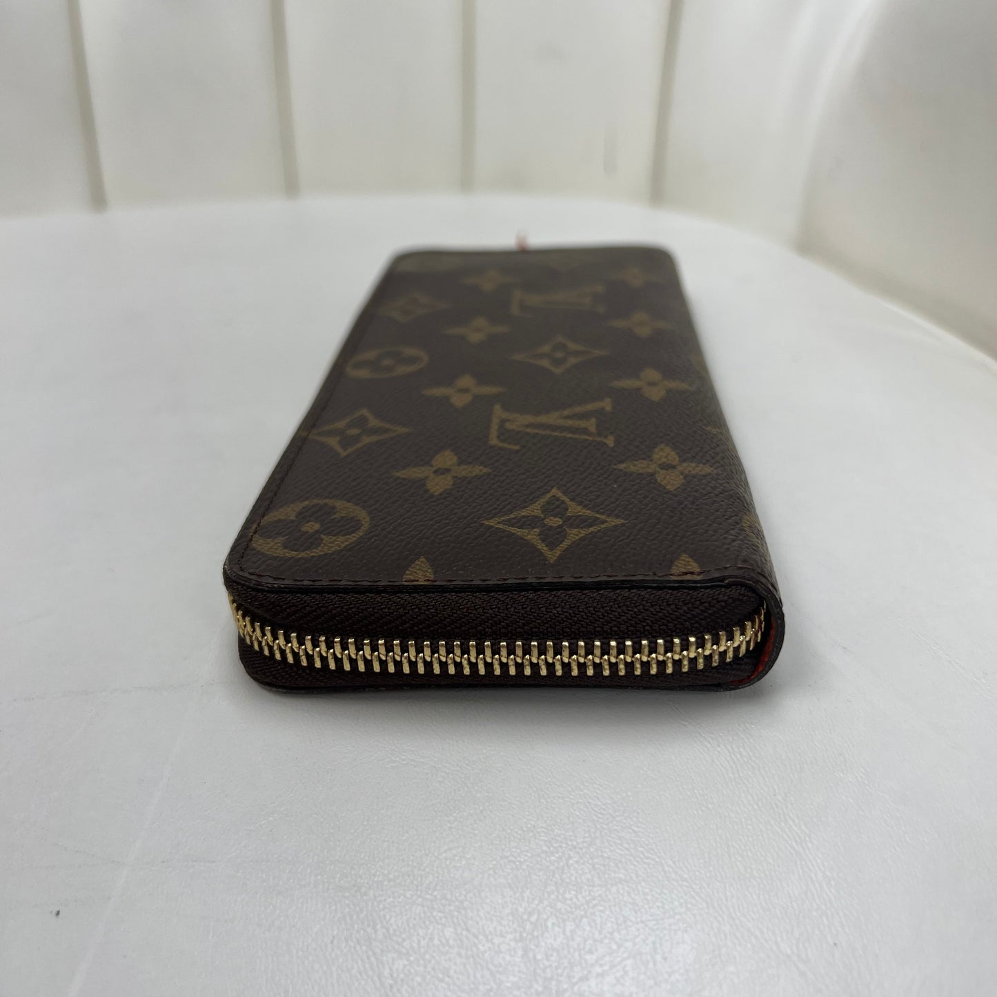 Louis Vuitton Clemence Wallet Monogram Orange