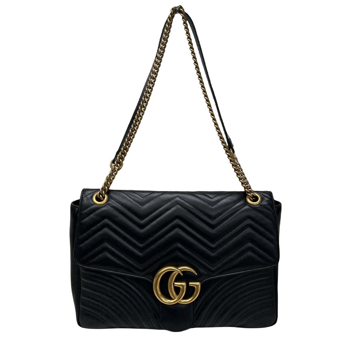 Gucci Marmont Matelassé Large Shoulder Bag