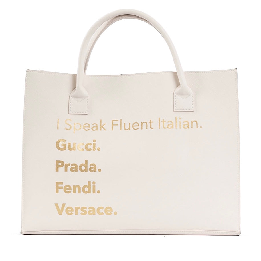 Vegan Tote Fluent Italian