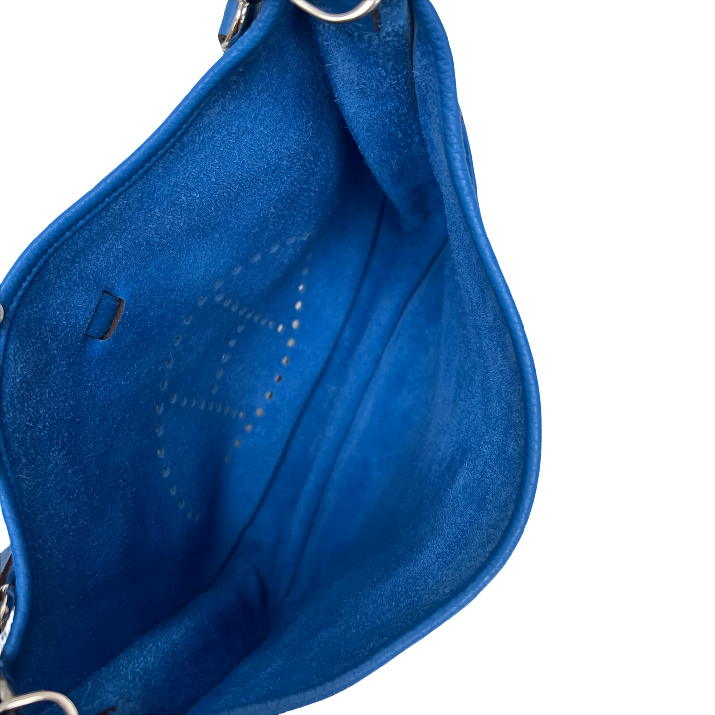 Hermès Blue Mykonos Evelyne GM
