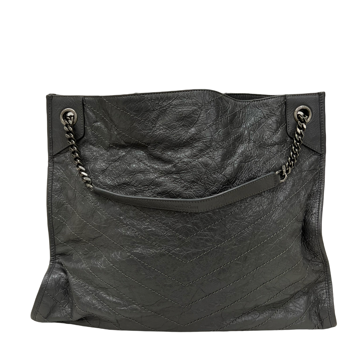 Saint Laurent Niki Large Crinkled Shopper Tote