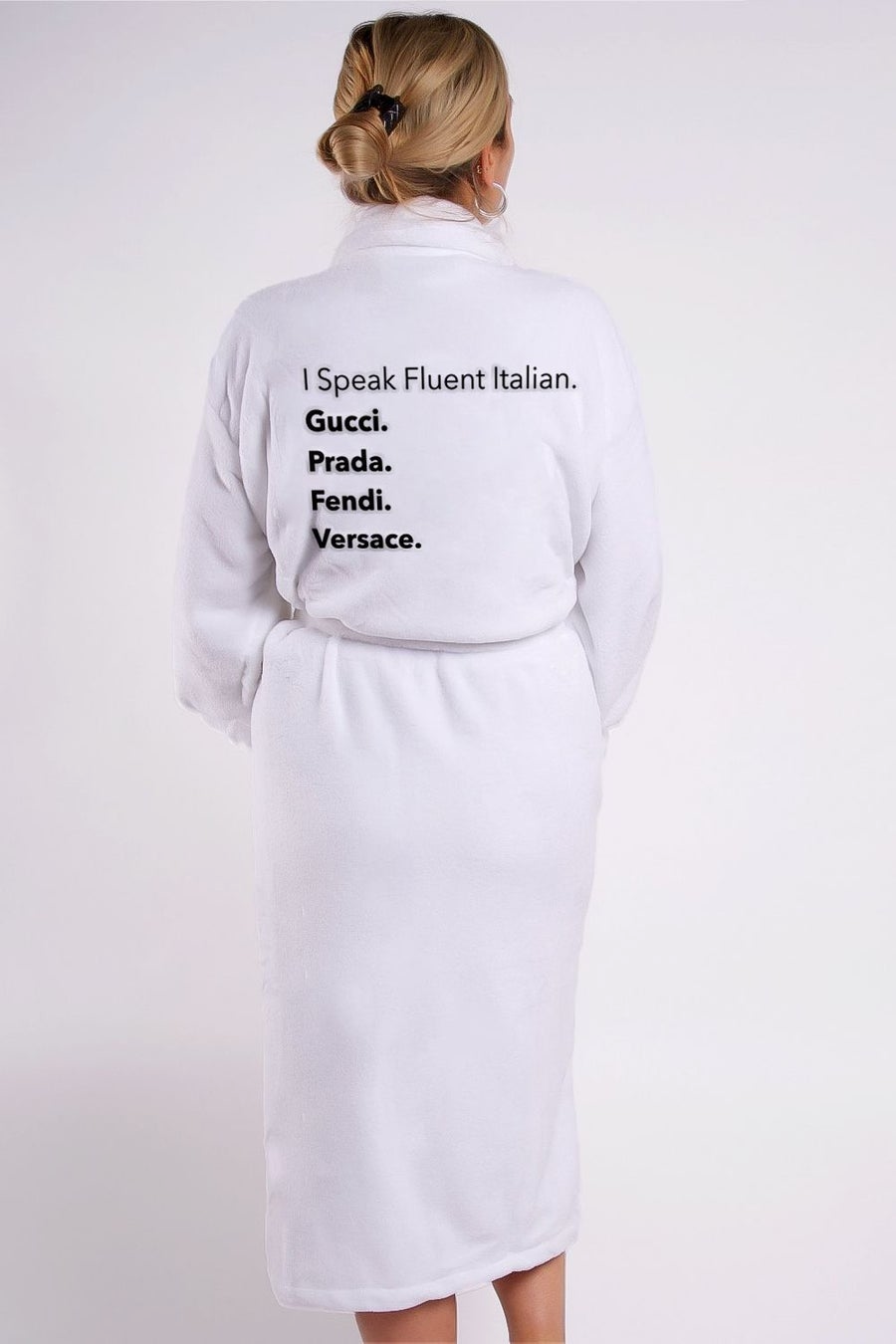 Plush Robe - Fluent Italian
