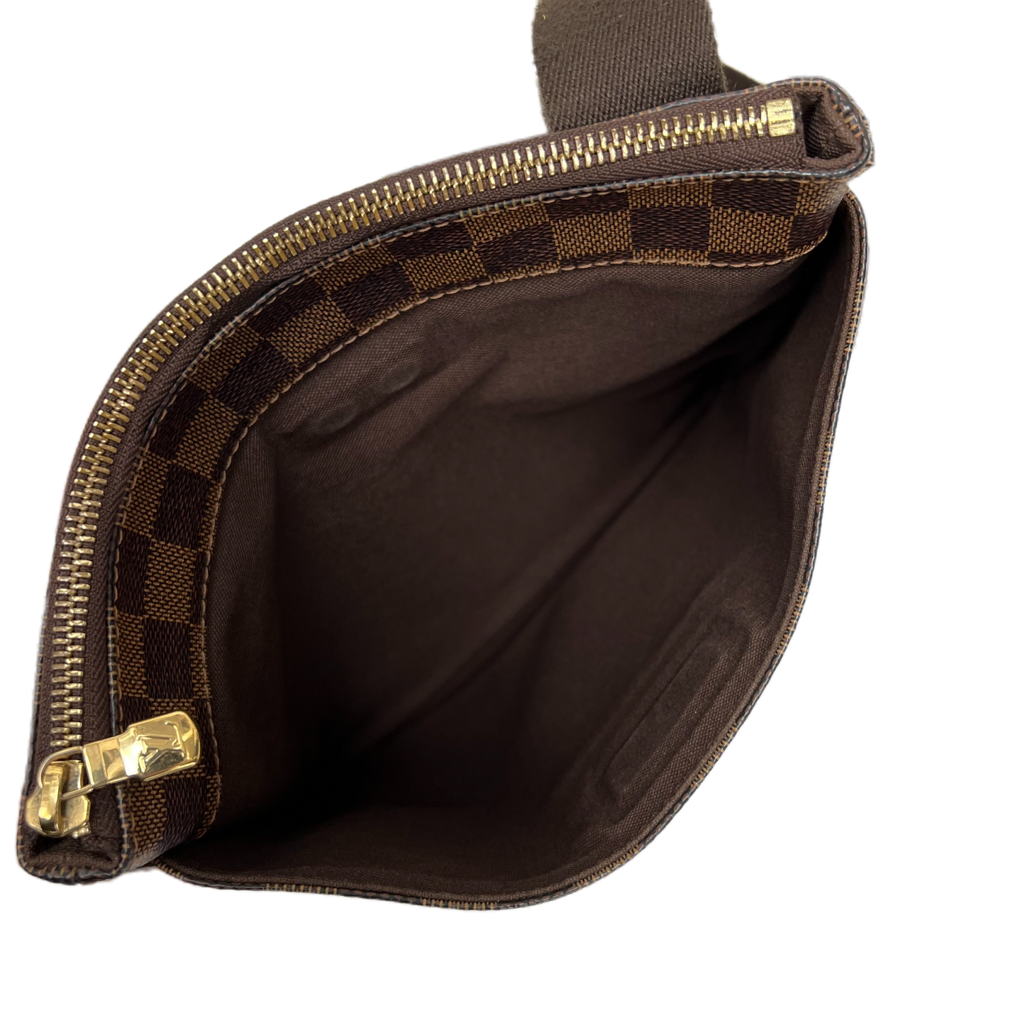 Louis Vuitton Brooklyn Pochette Plate Damier Ebene