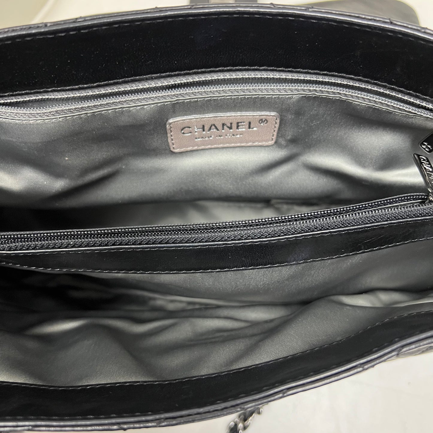 Chanel Quilted Lambskin Shanpai Flap Bag