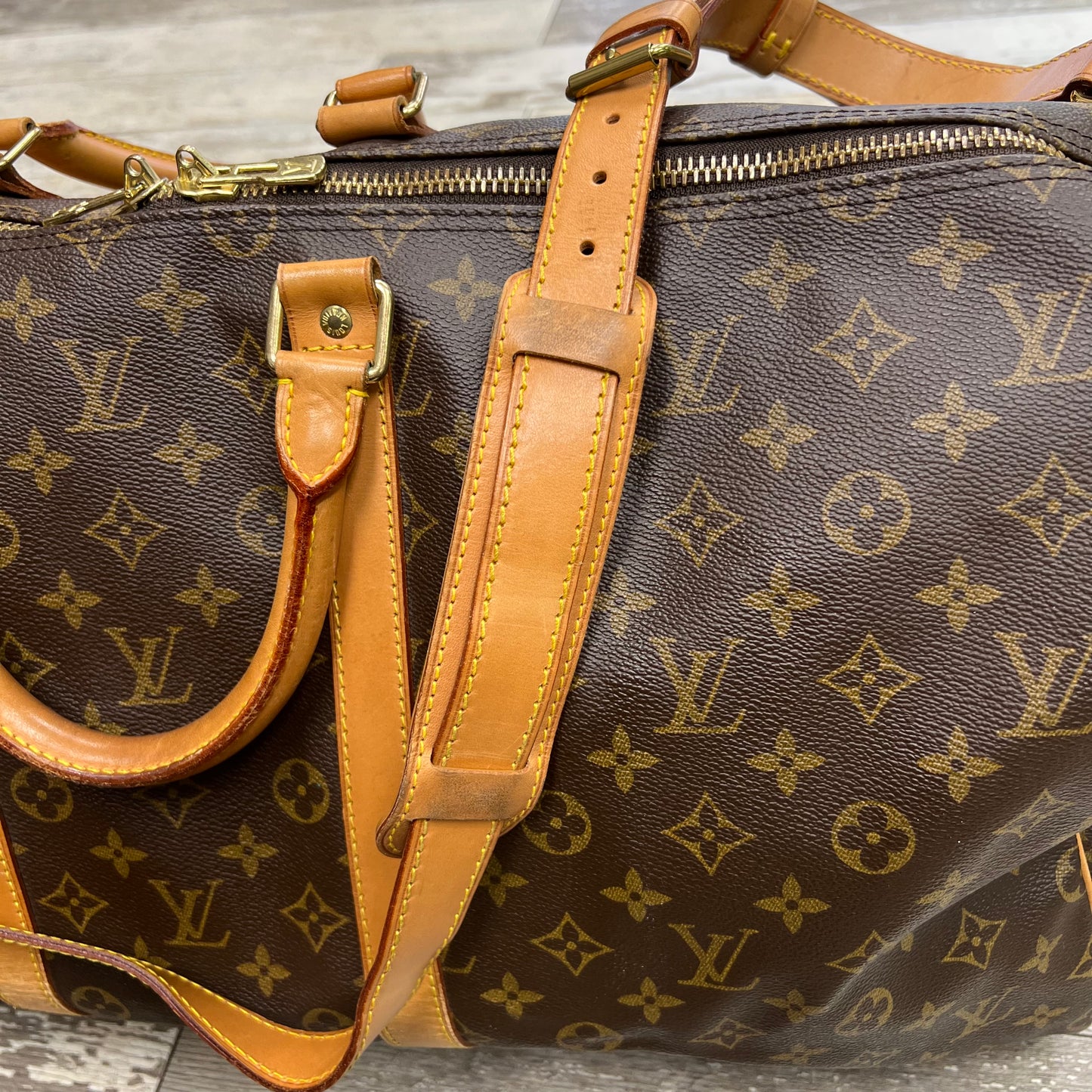 Louis Vuitton Keepall 55 Bandouliere Monogram