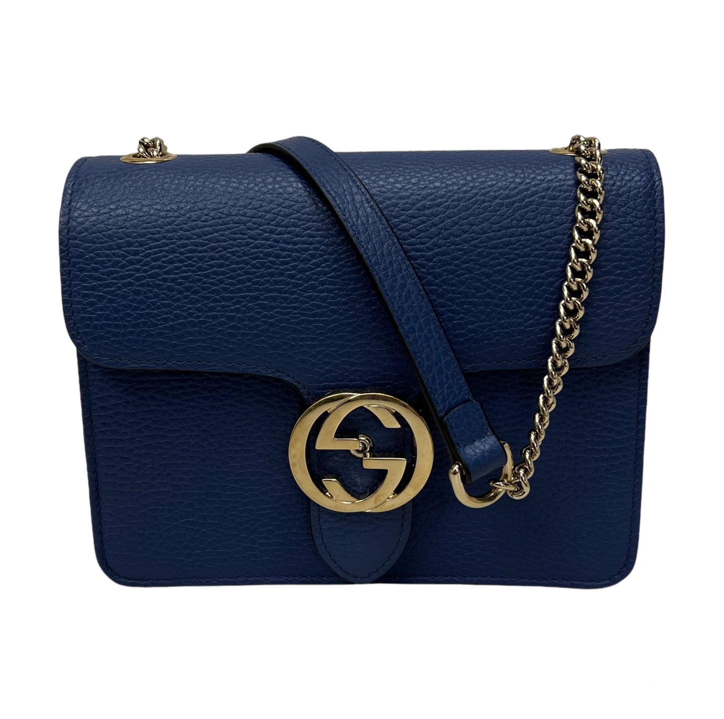 Gucci Dollar Calfskin Small Interlocking G Shoulder Bag