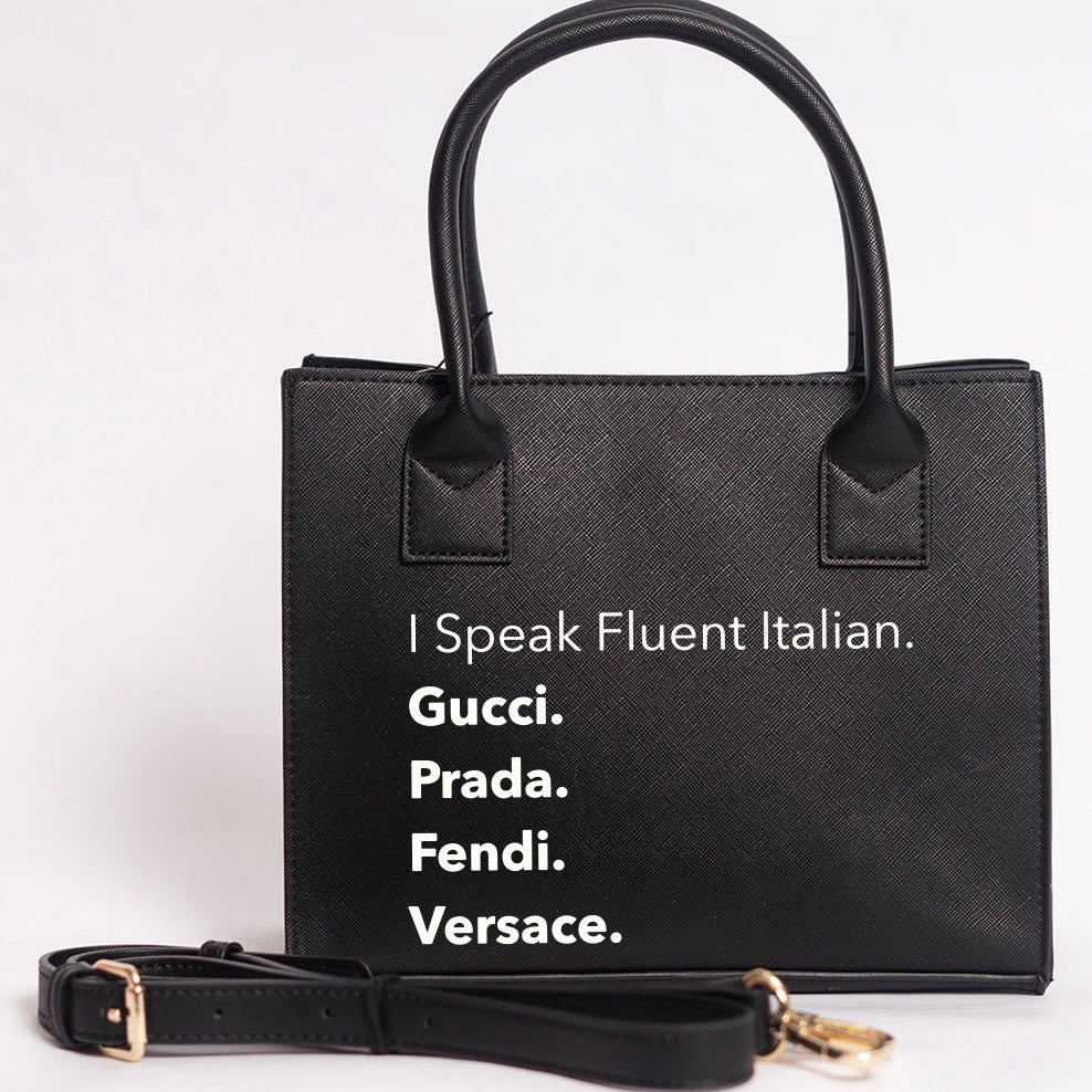 Mini Vegan Tote Fluent Italian