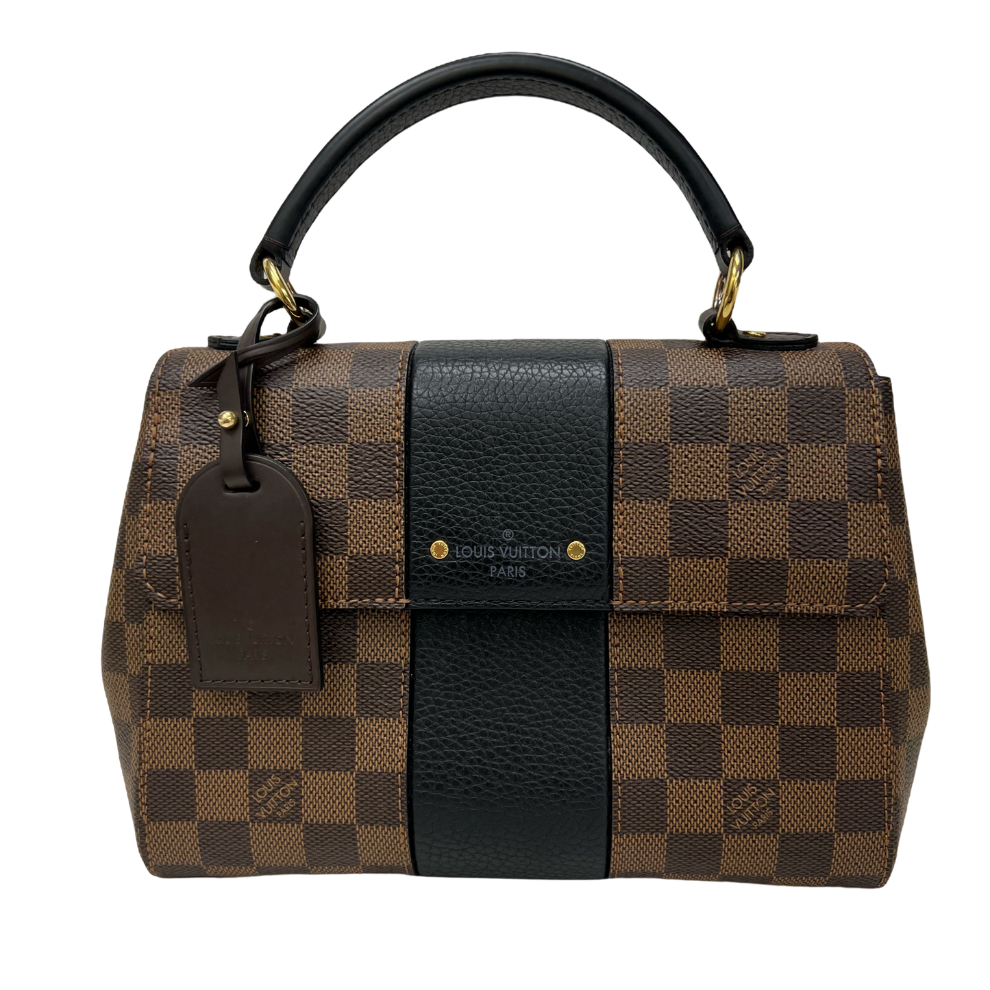 Louis Vuitton Bond Street Handbag Damier with Leather BB