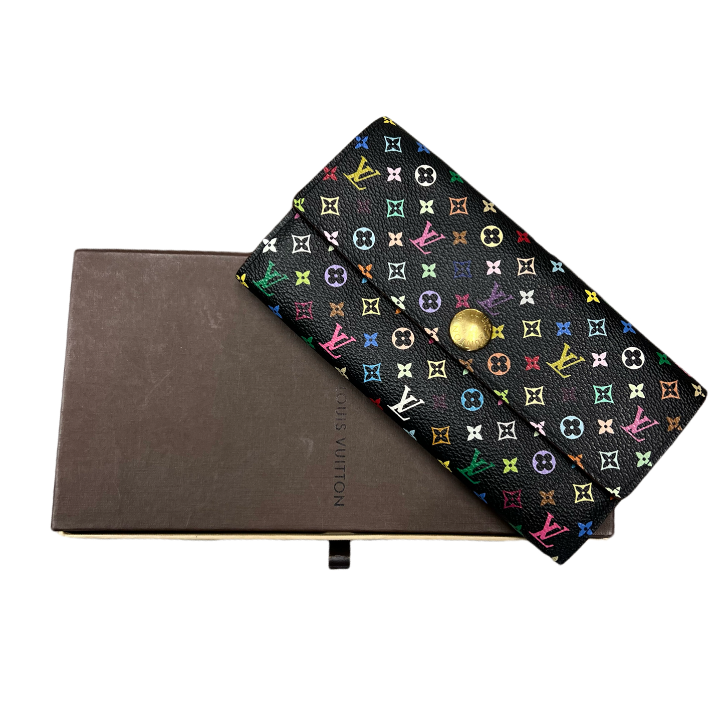 Louis Vuitton Sarah Multicolor Monogram Wallet