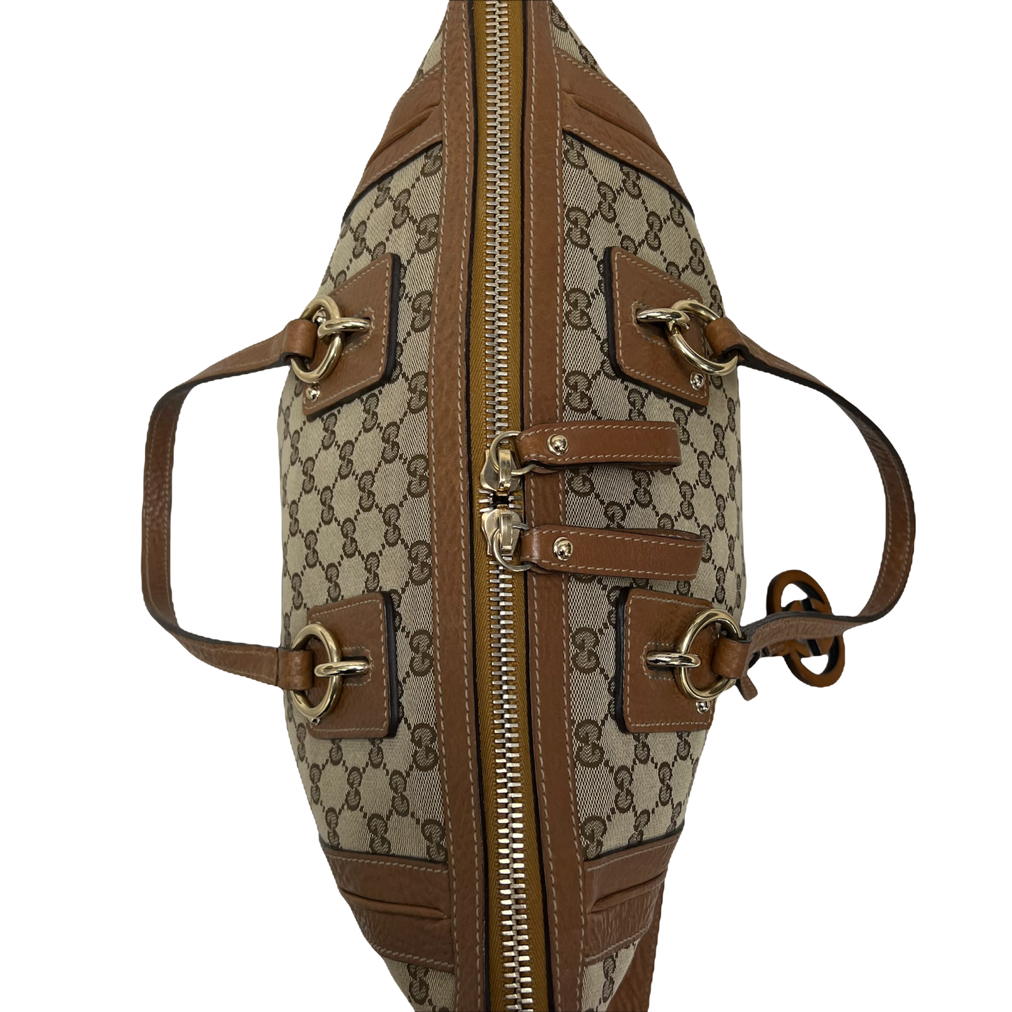 Gucci Monogram Charm Medium Canvas Tote