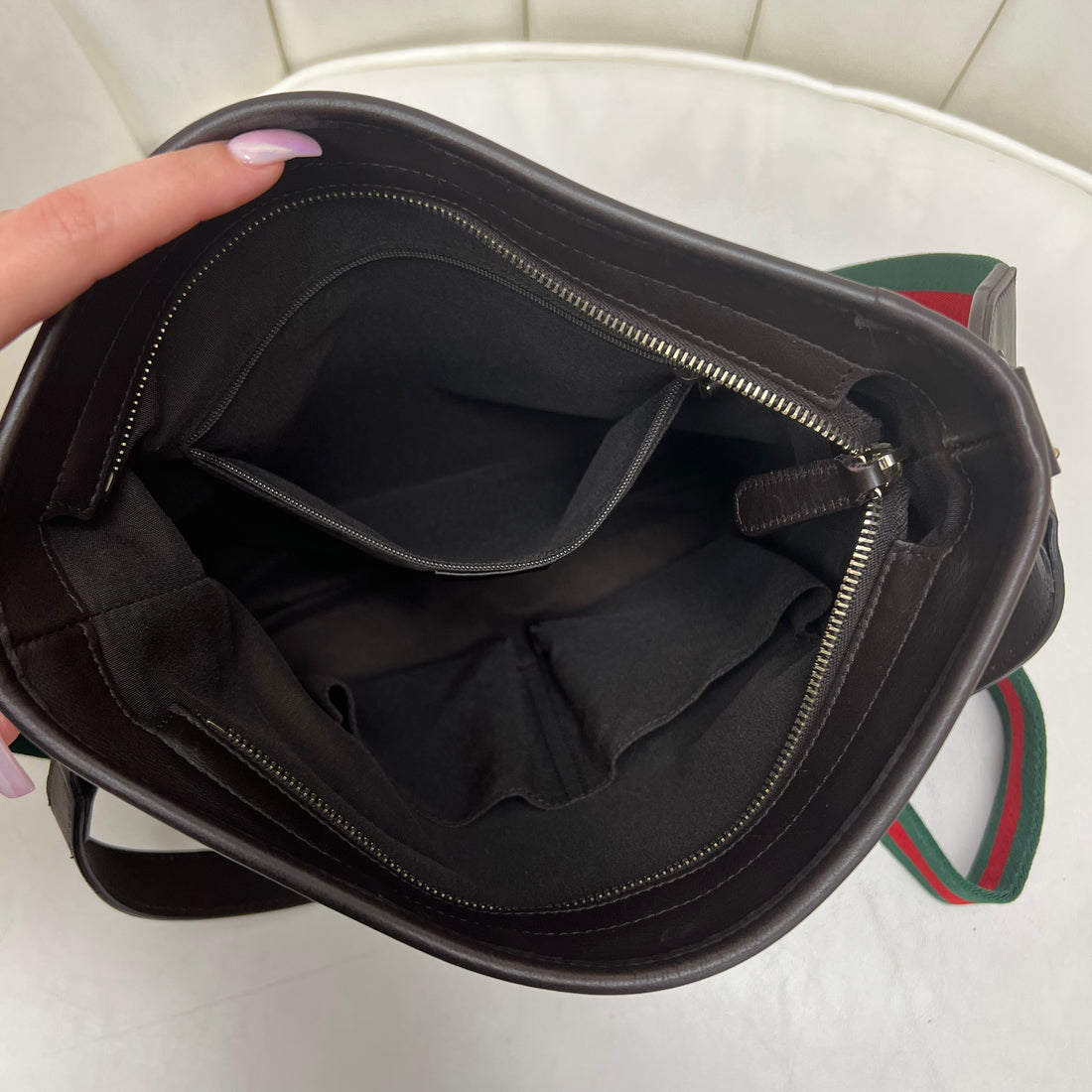Gucci Monogram Messenger Bag