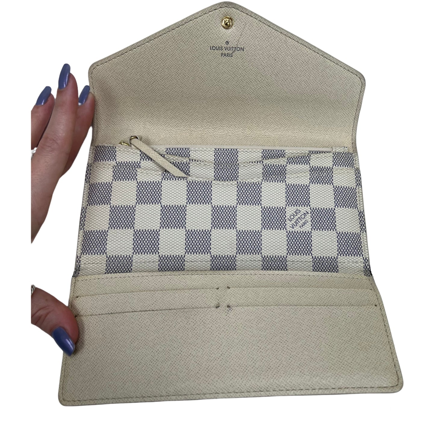 Louis Vuitton Josephine Wallet Damier Azur