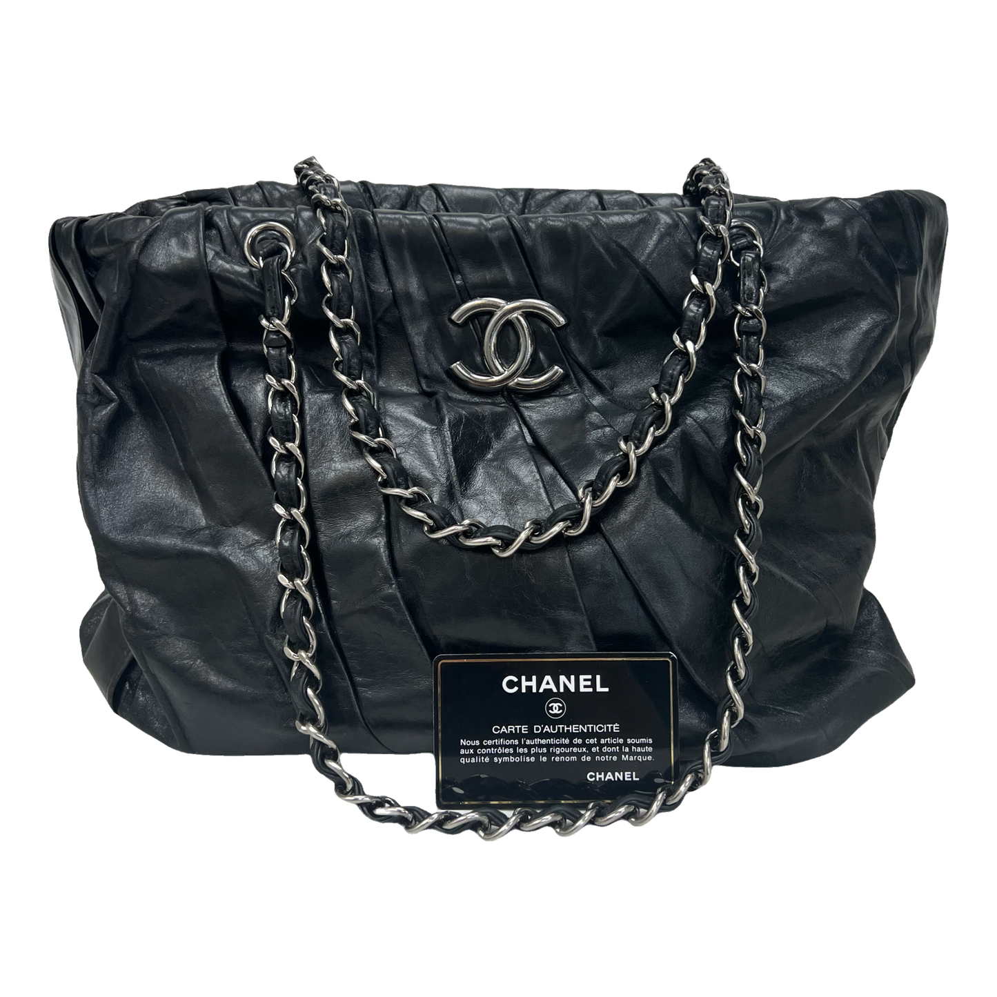 Chanel Twisted Tote Glazed Calfskin