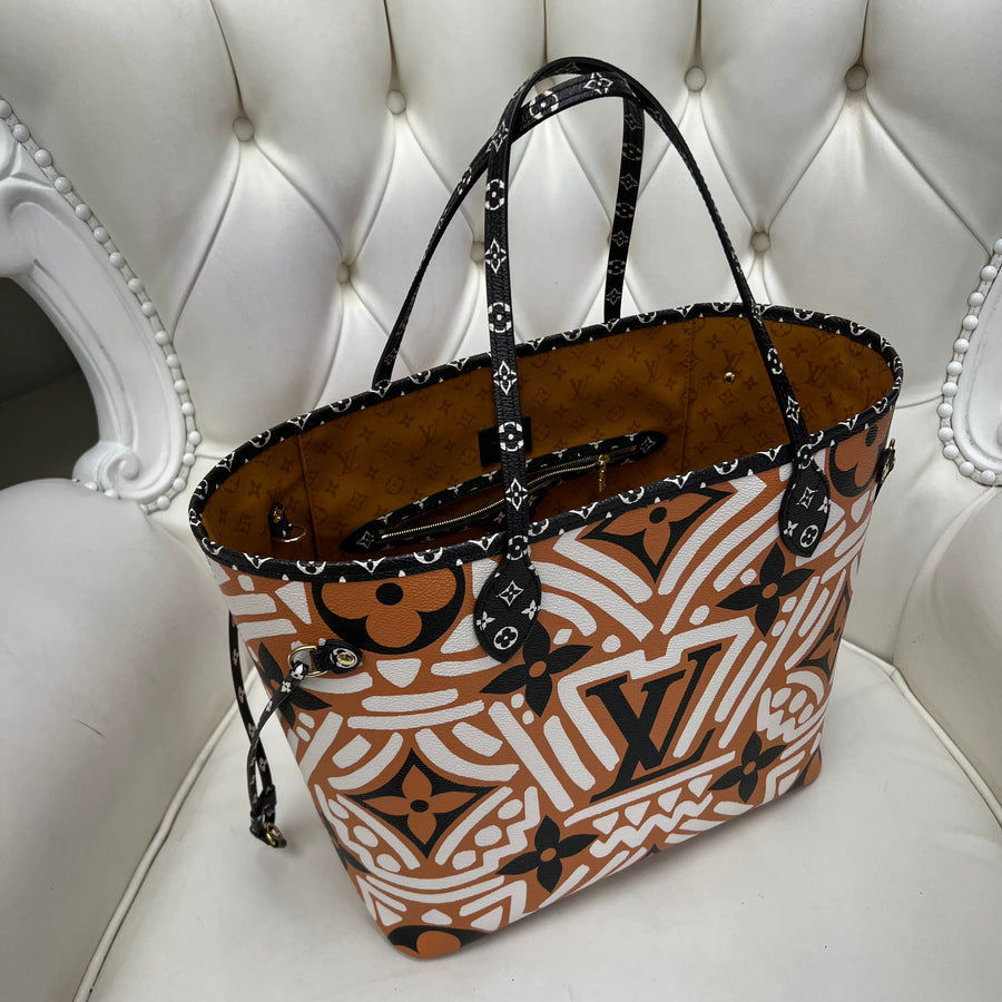 Louis Vuitton Neverfull MM Limited Edition Crafty Monogram Giant Multicolor