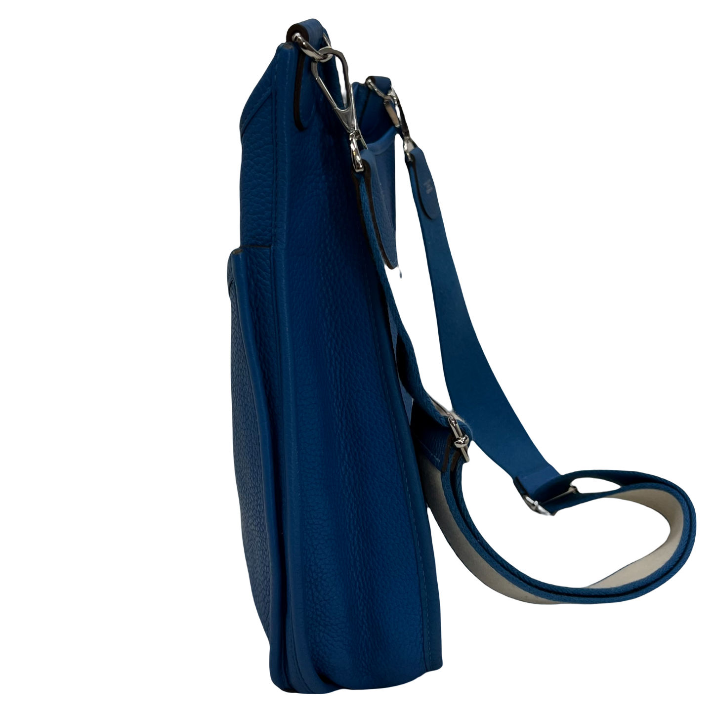 Hermès Blue Mykonos Evelyne GM