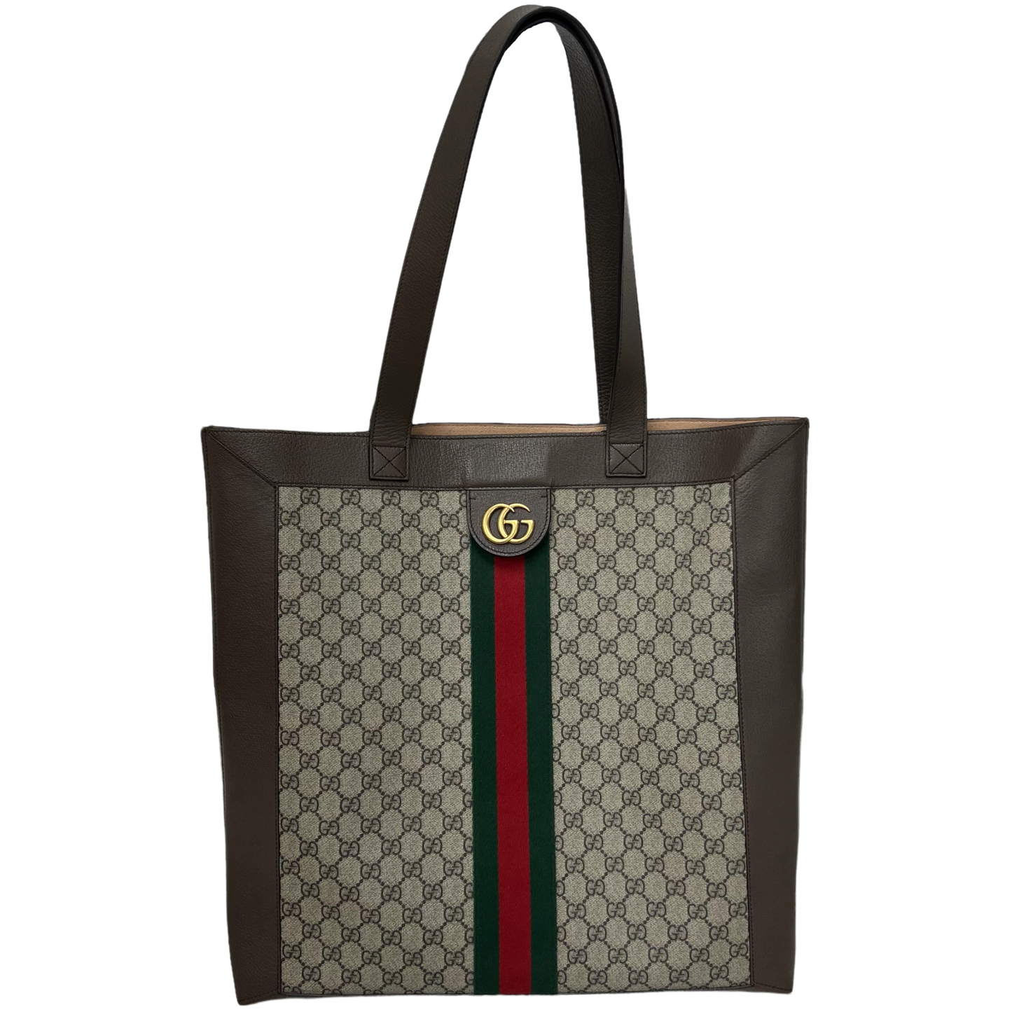 Gucci Ophidia Soft GG Supreme Large Tote Bag with Pouch