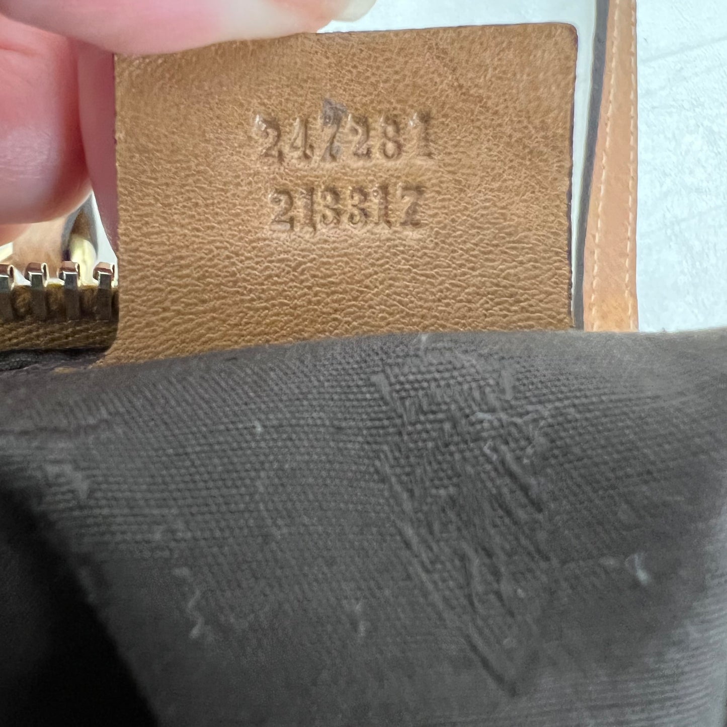 Gucci Monogram Charm Medium Canvas Tote
