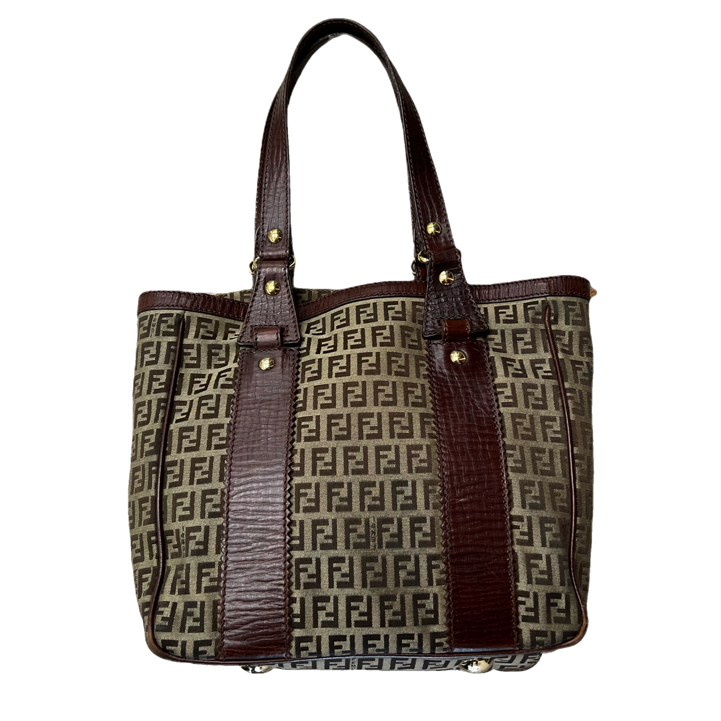 Fendi Monogram Canvas Tote