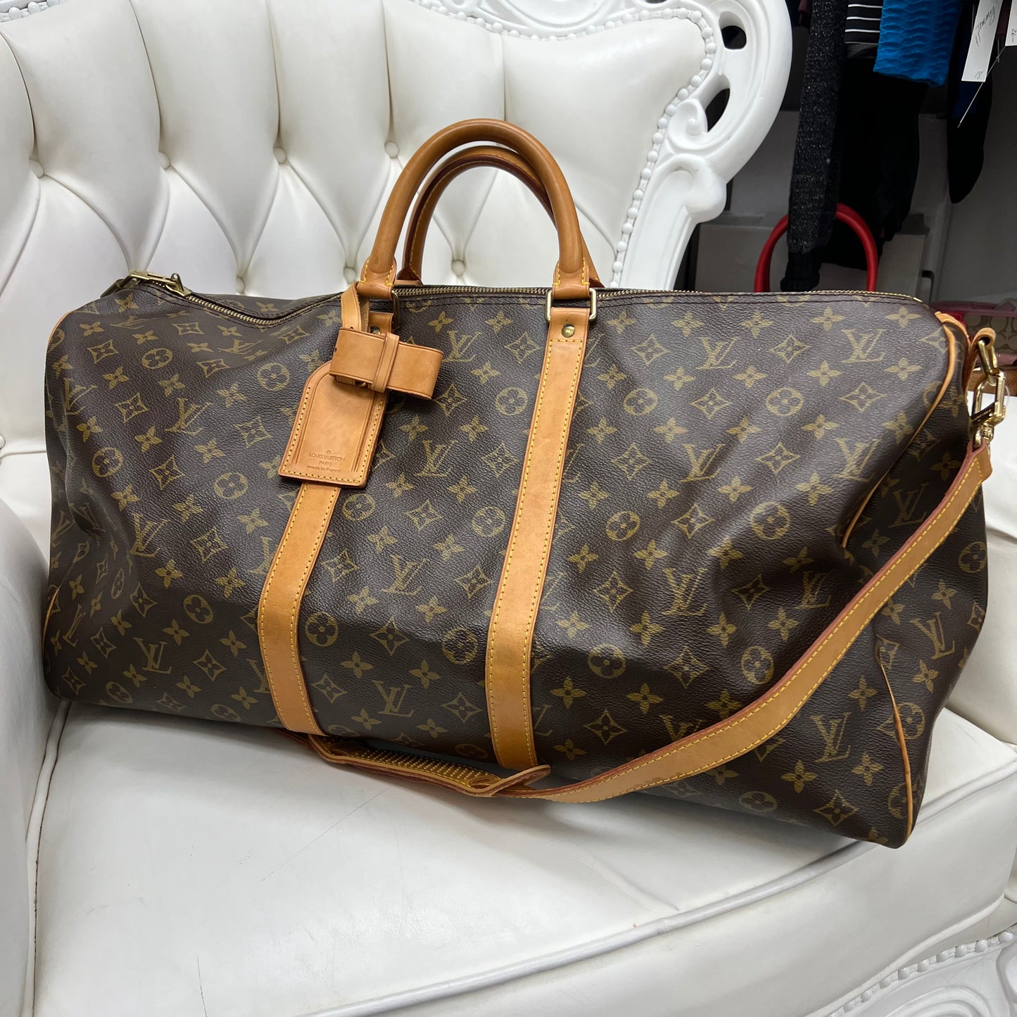 Louis Vuitton Keepall 55 Bandouliere Monogram