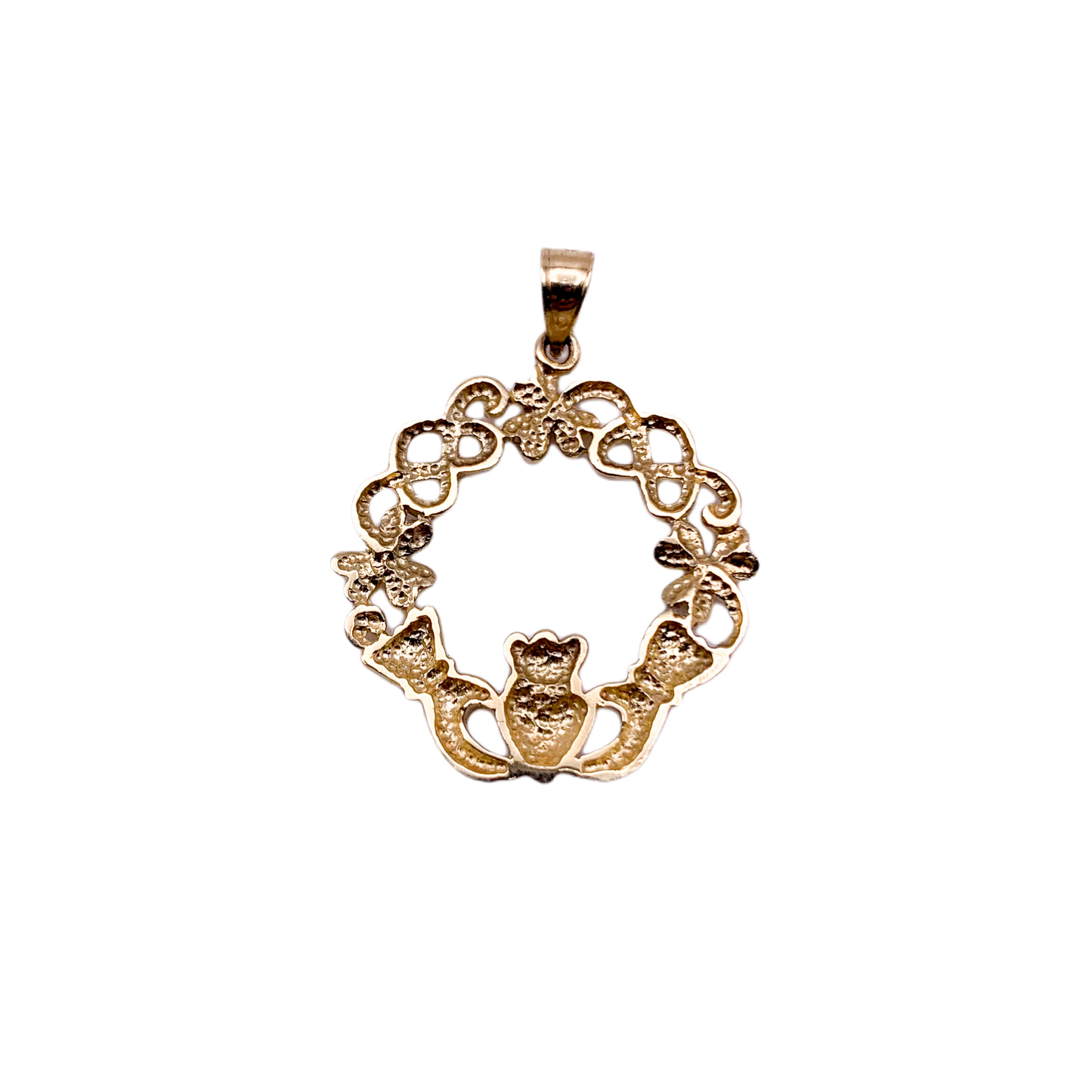 14k Claddagh Pendant