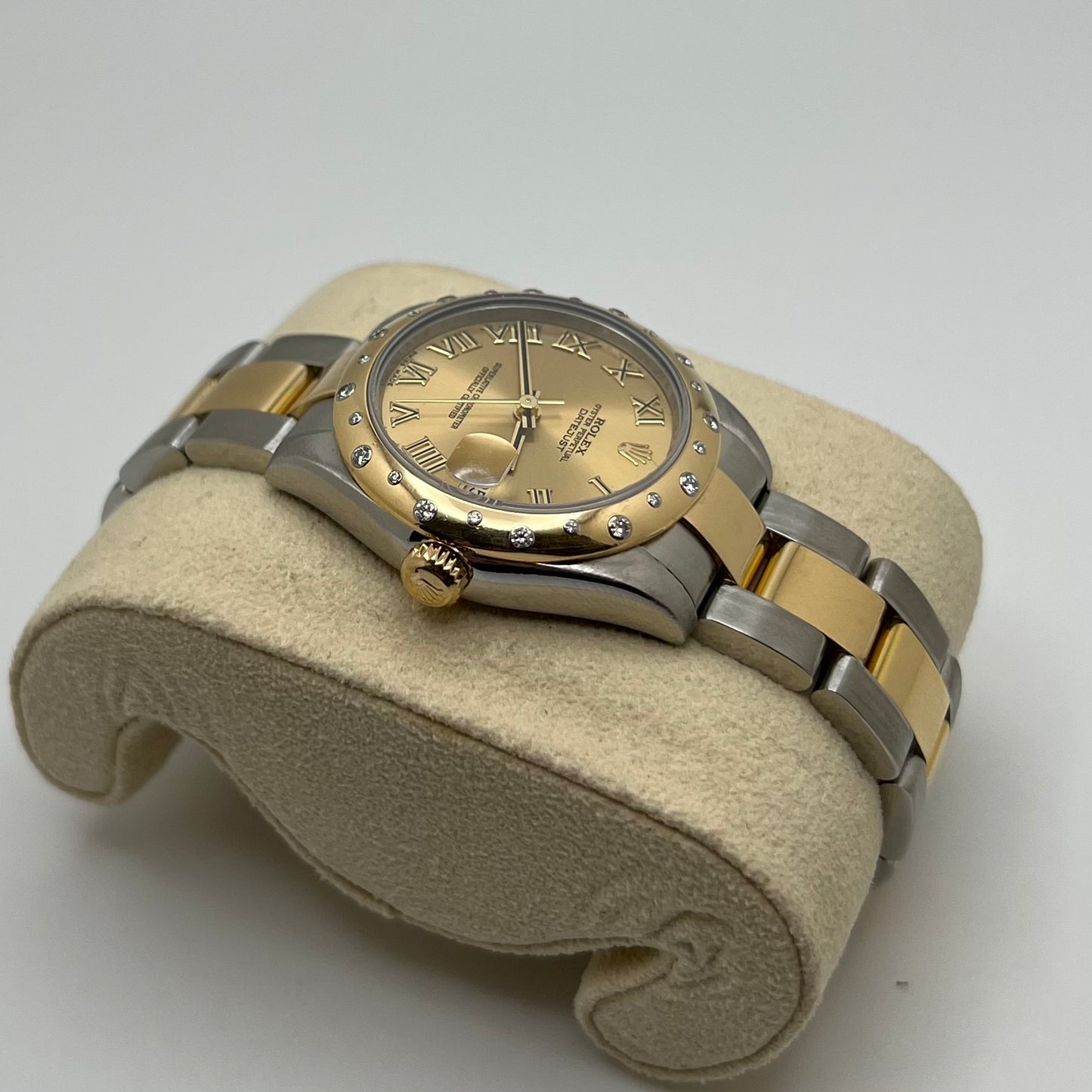 Rolex Datejust 31mm 2 Tone Champagne Roman Numeral Dial 178343