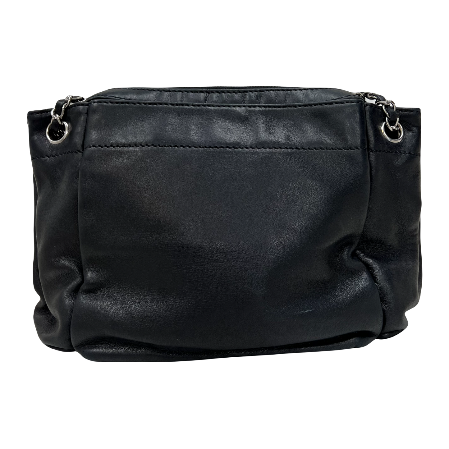 Chanel Vintage Flap Pocket Accordion Camera Bag Lambskin