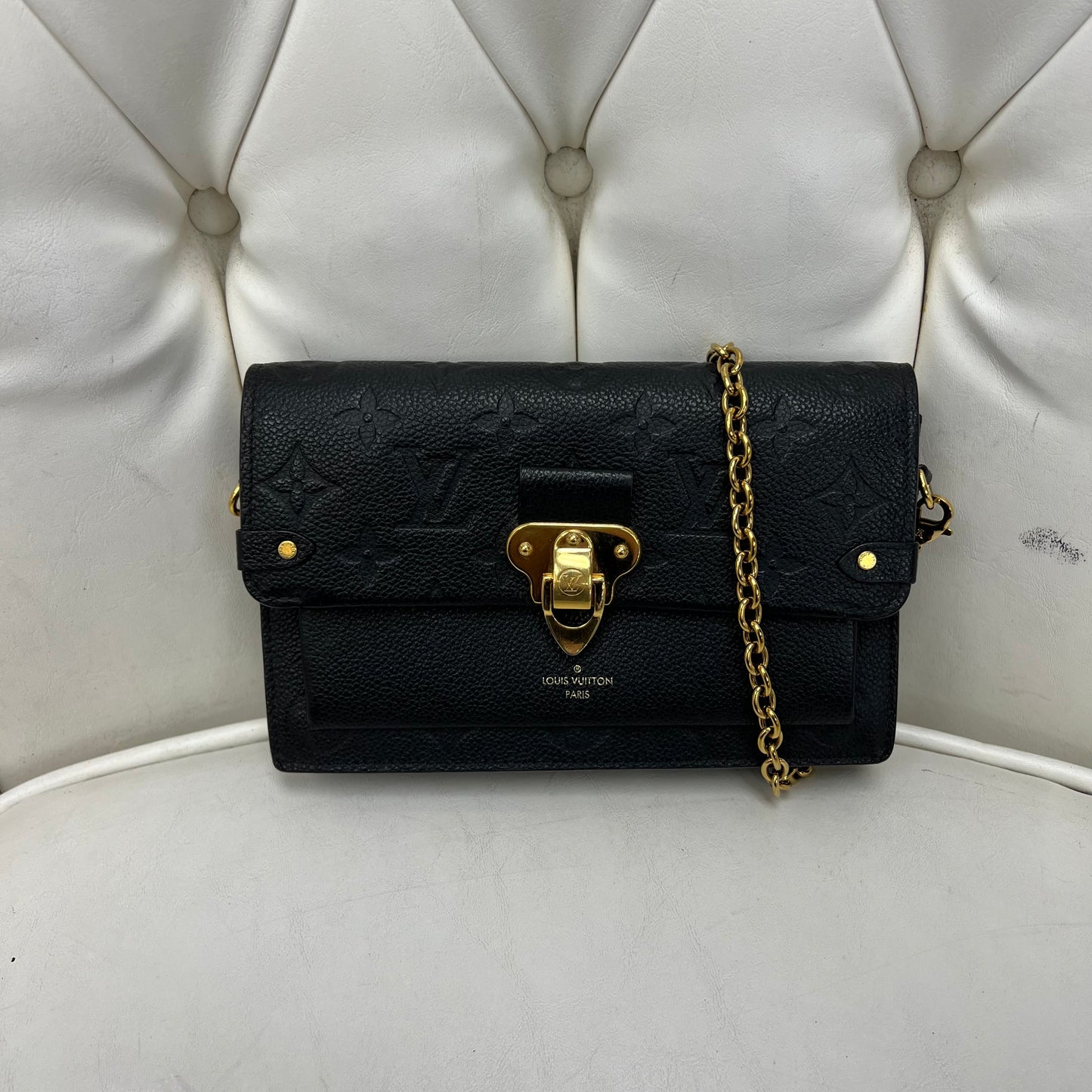 Louis Vuitton Vavin Chain Wallet Monogram Empreinte Leather