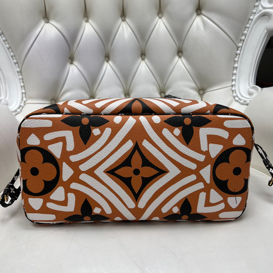 Louis Vuitton Neverfull MM Limited Edition Crafty Monogram Giant Multicolor