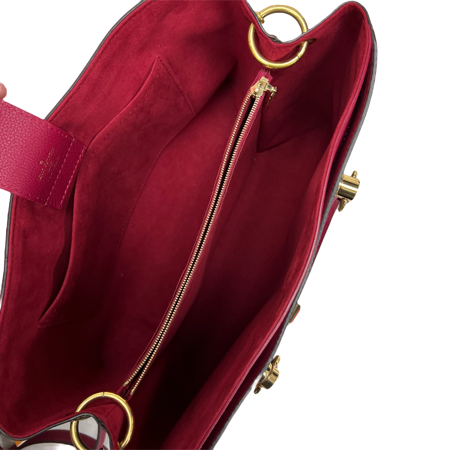 Louis Vuitton Riverside Damier Ebene Red Shoulder Bag