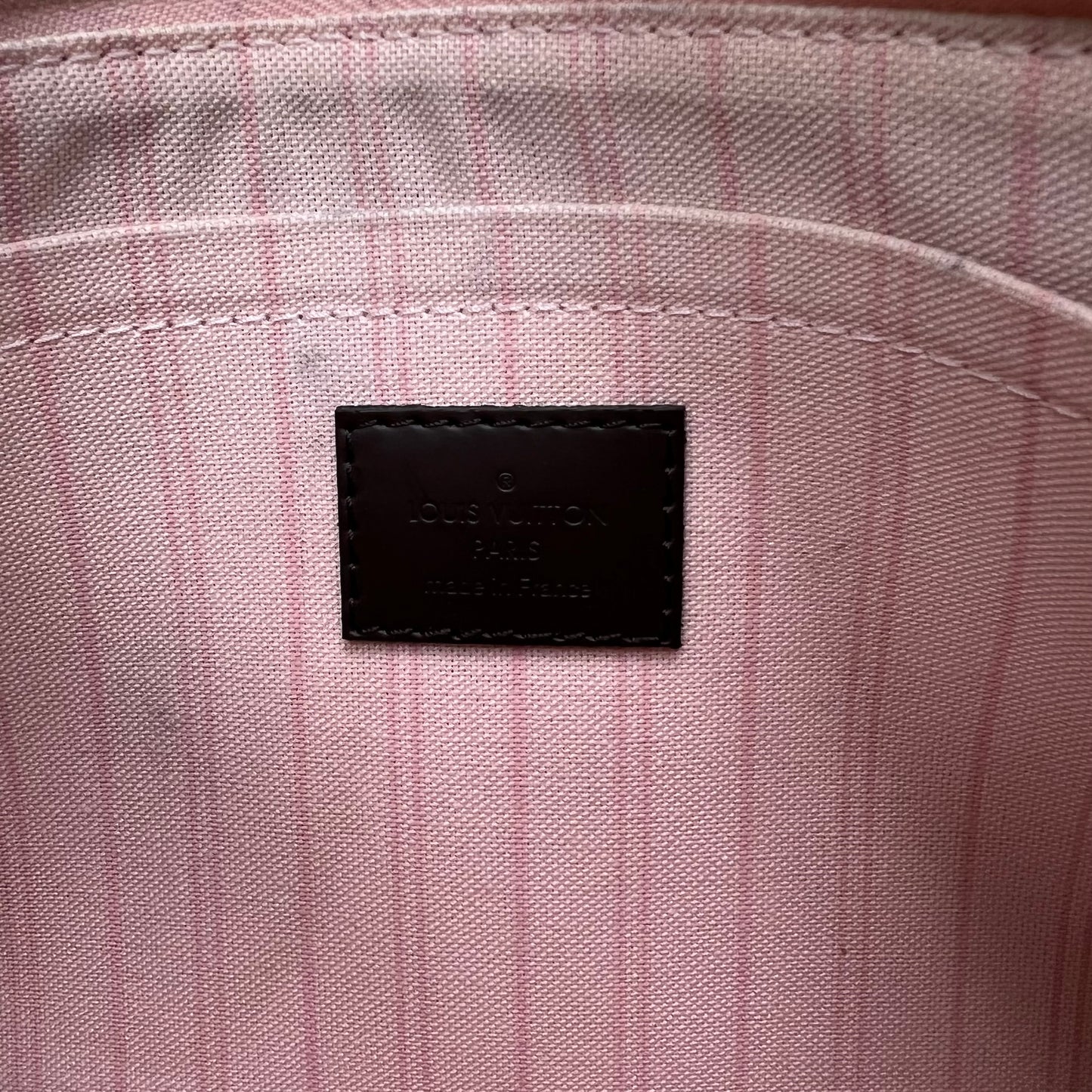 Louis Vuitton Neverfull Pouch Damier Ebene