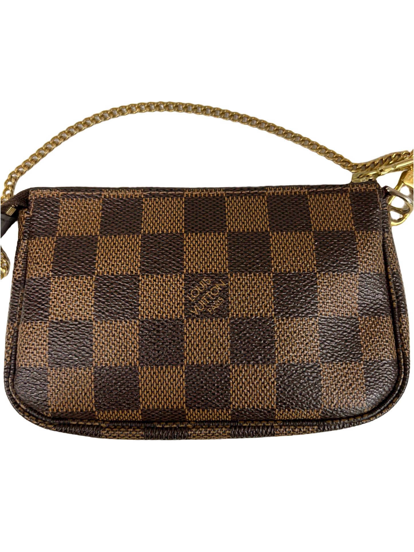 Louis Vuitton Damier Ebene Complice Trunks and Bags Mini Pochette Accessories Red