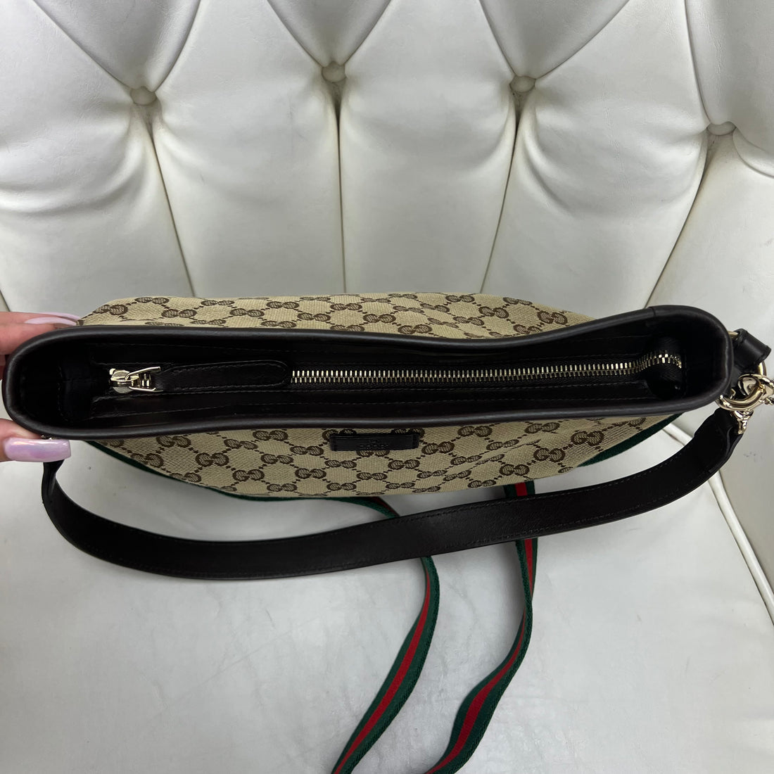 Gucci Monogram Messenger Bag