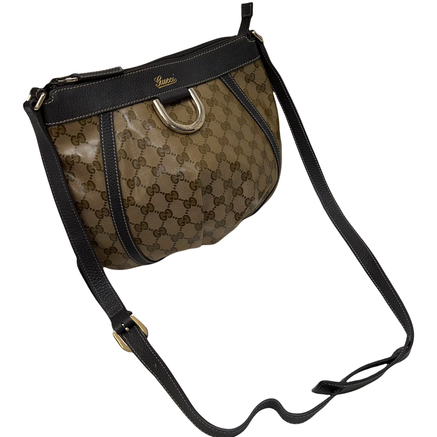 Gucci GG Crystal Abbey D-Ring Crossbody Bag