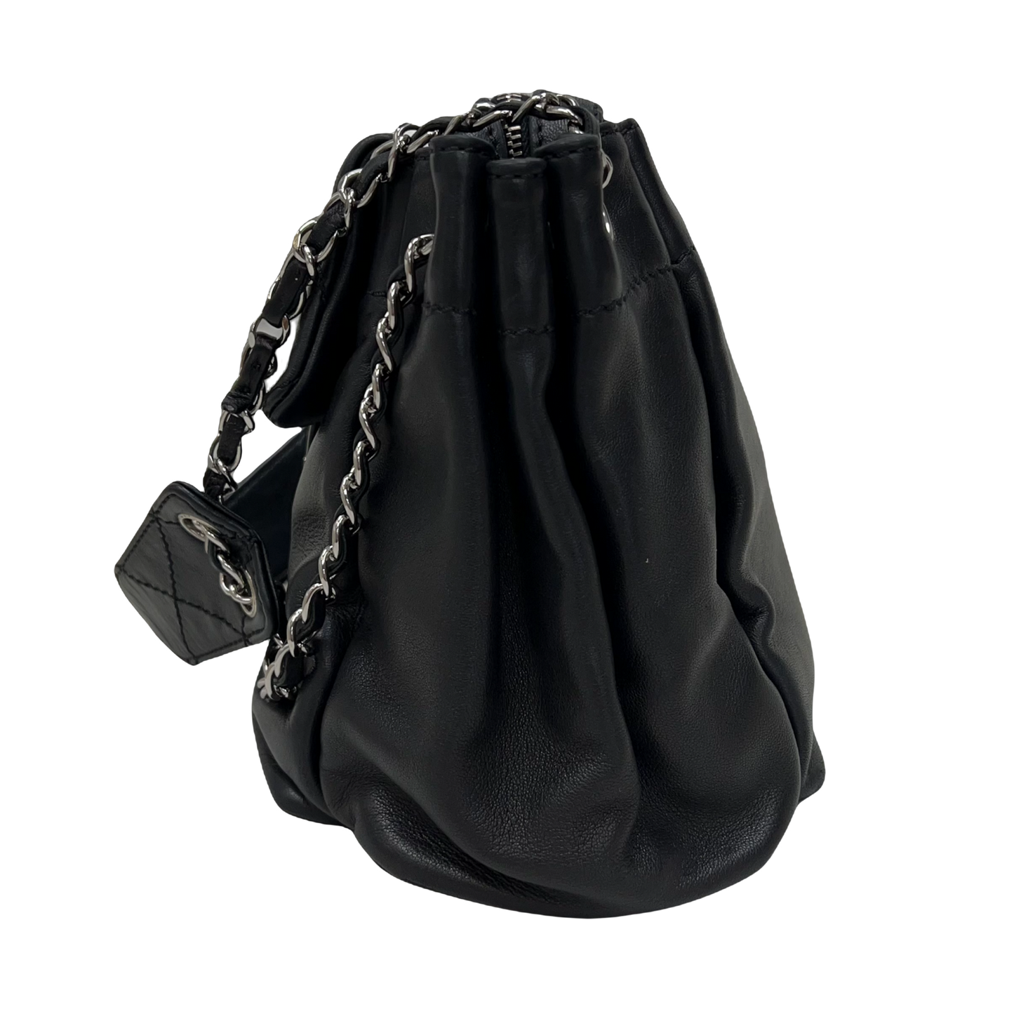 Chanel Vintage Flap Pocket Accordion Camera Bag Lambskin