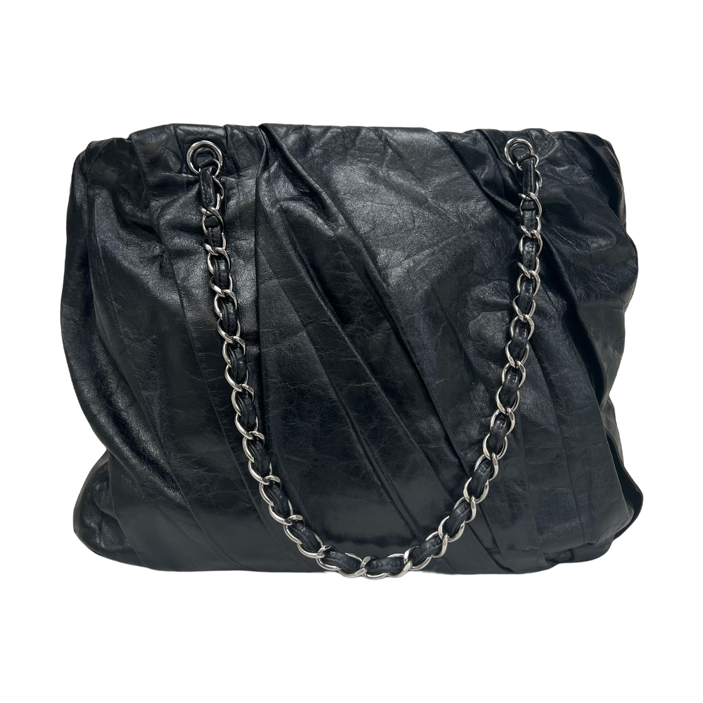 Chanel Twisted Tote Glazed Calfskin