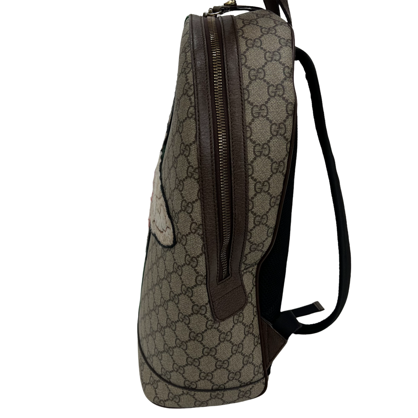 Gucci GG Coated Canvas Supreme Animalier Bee Backpack