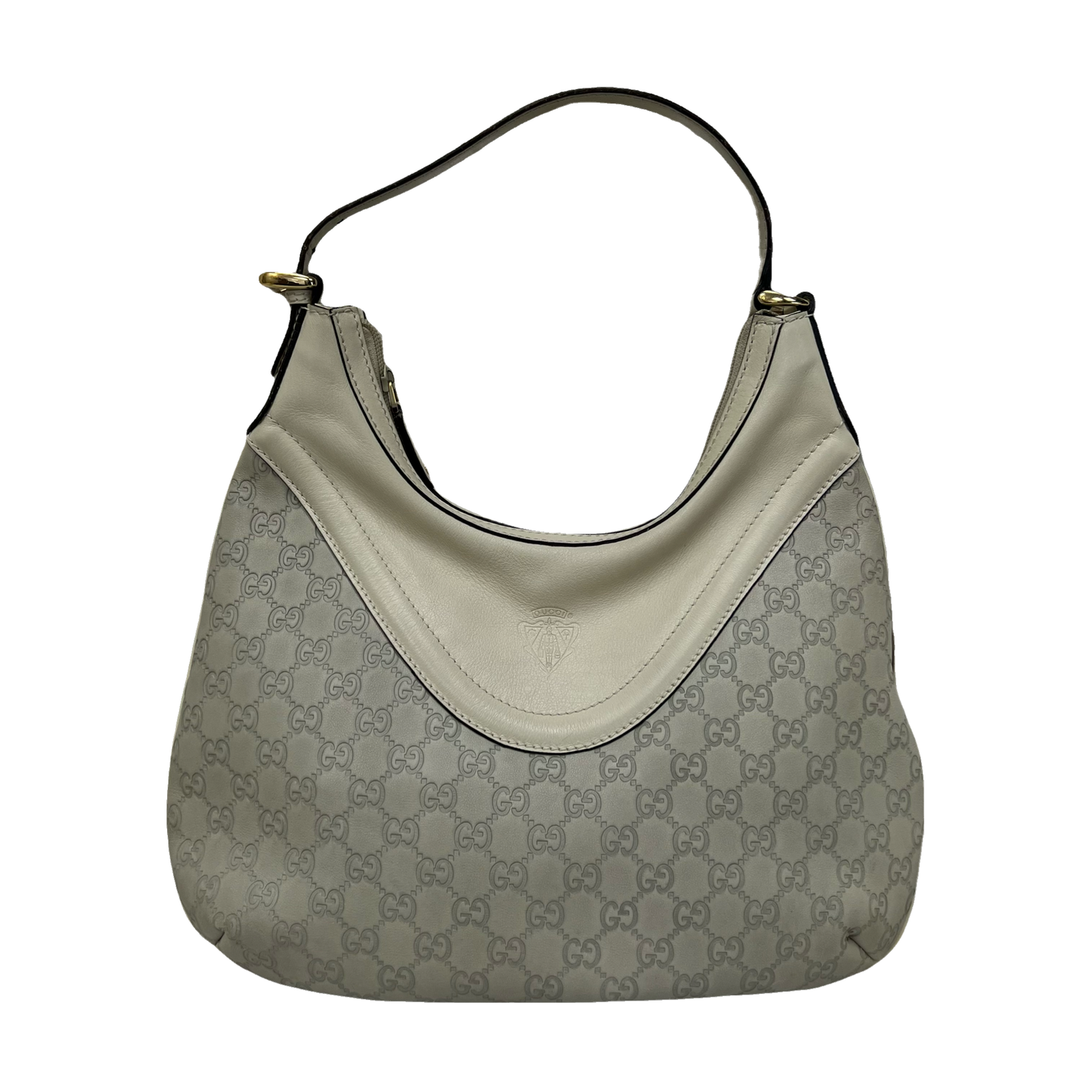 Gucci Hysteria Crest Guccissima Leather Hobo