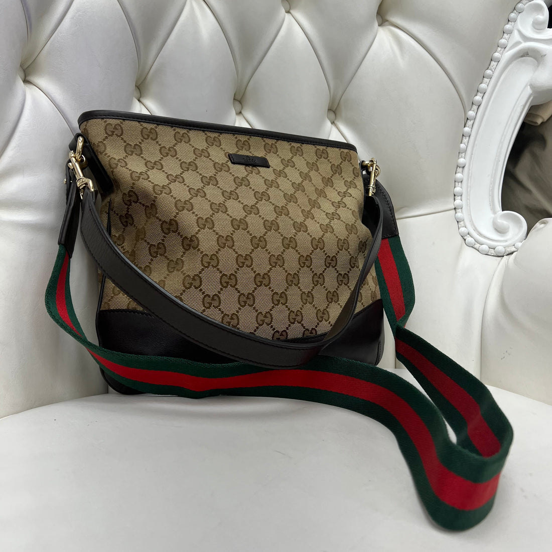 Gucci Monogram Messenger Bag